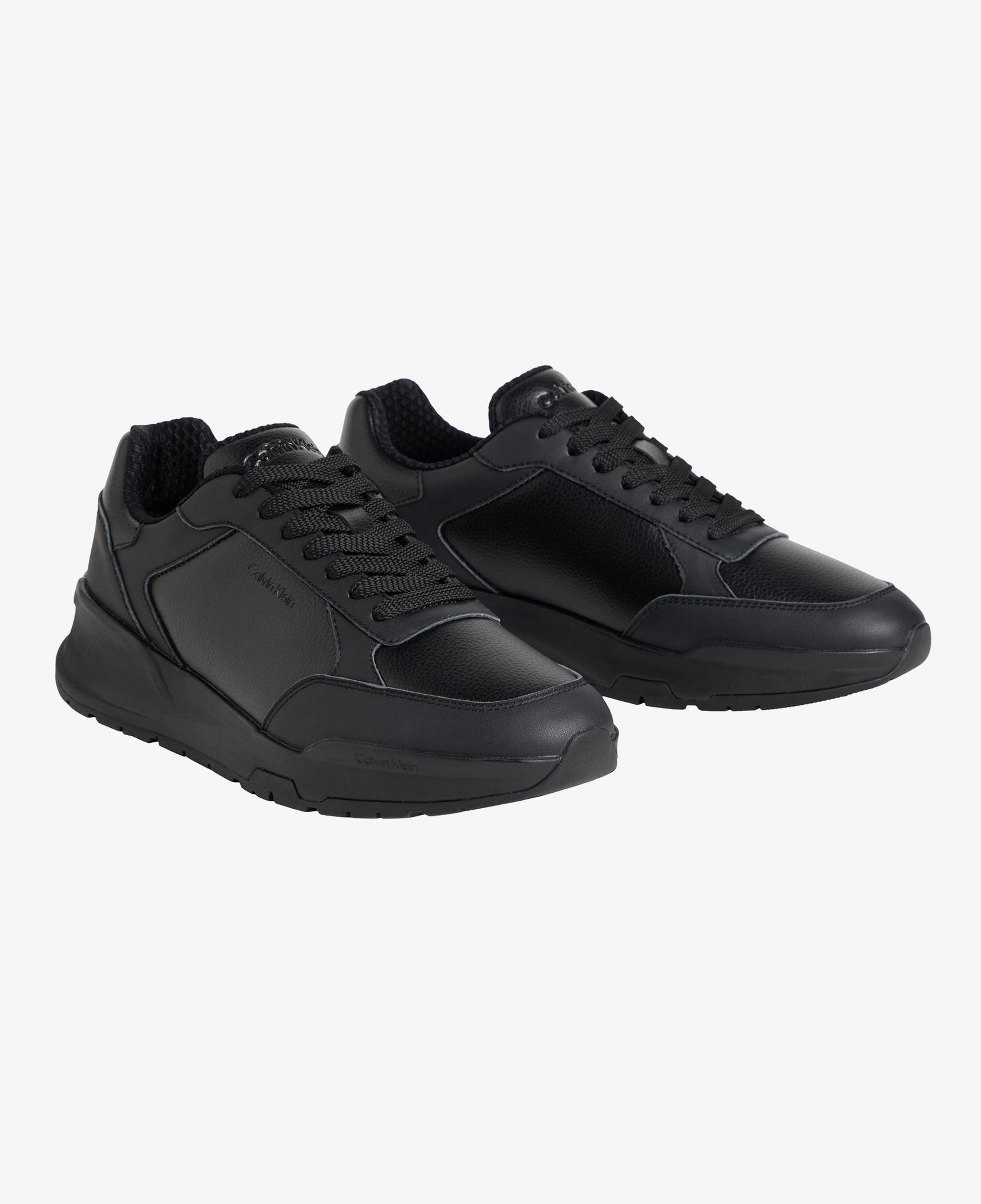 Calvin Klein City Runner Laceup Mix Erkek Siyah Sneaker