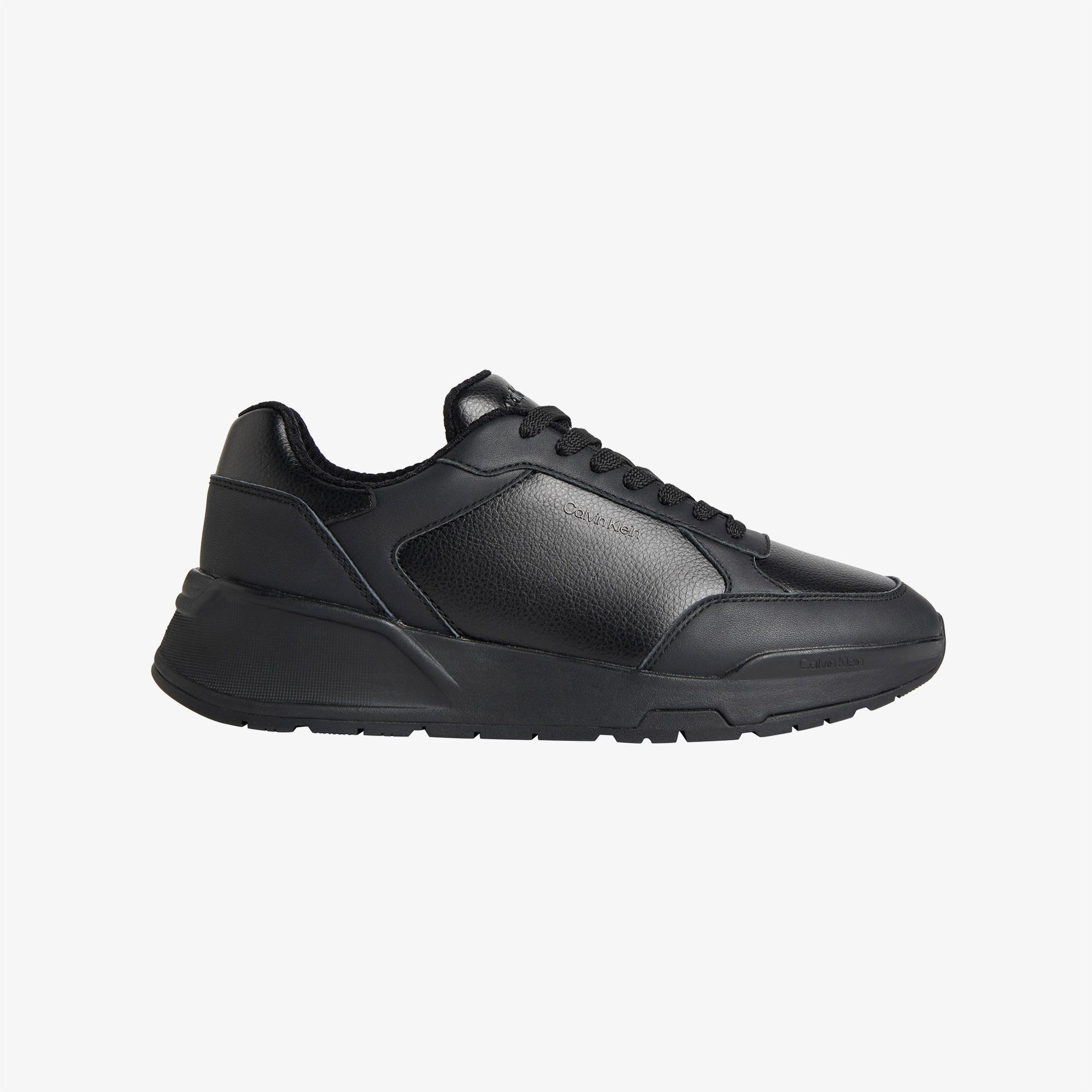 Calvin Klein City Runner Laceup Mix Erkek Siyah Sneaker