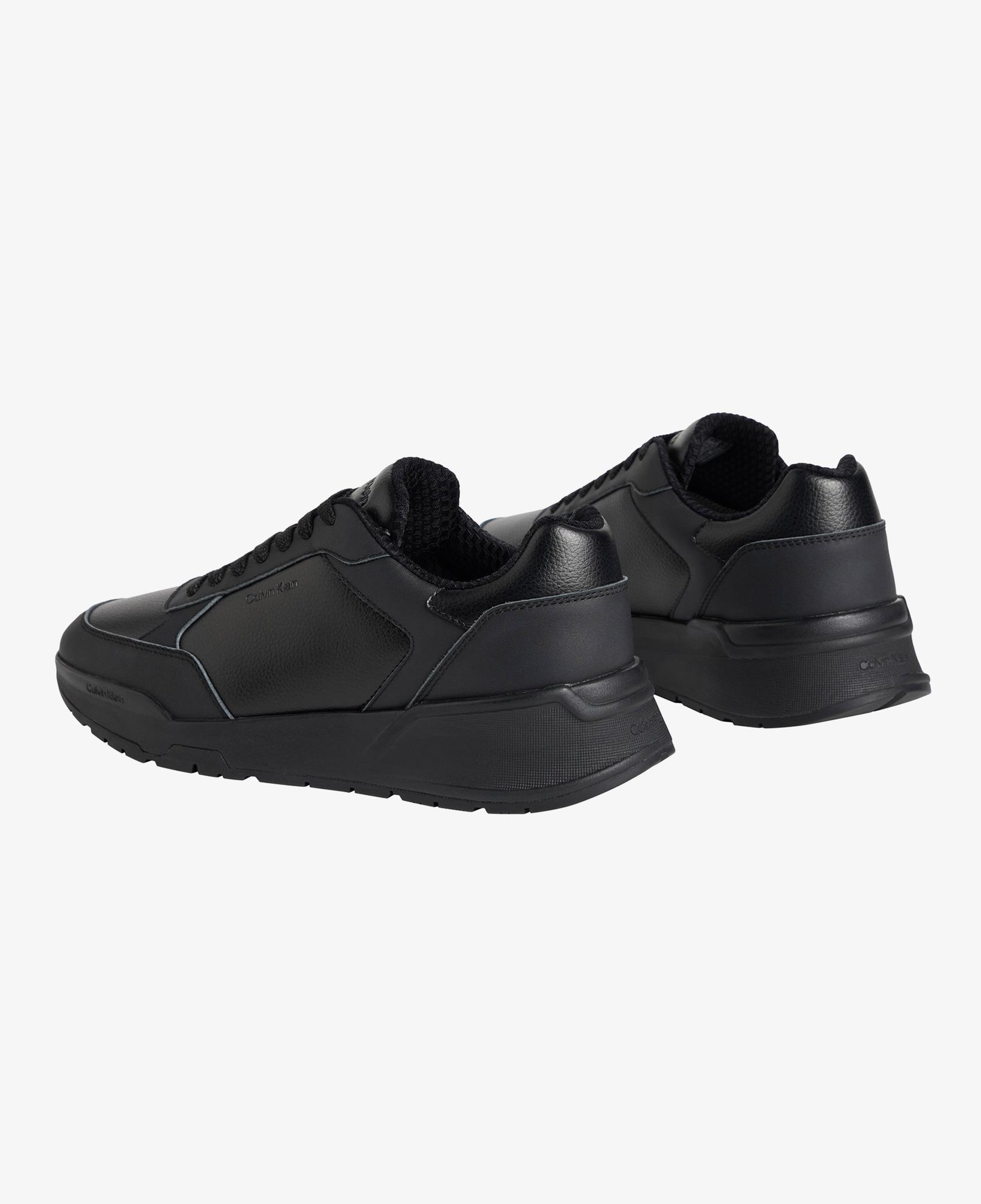 Calvin Klein City Runner Laceup Mix Erkek Siyah Sneaker