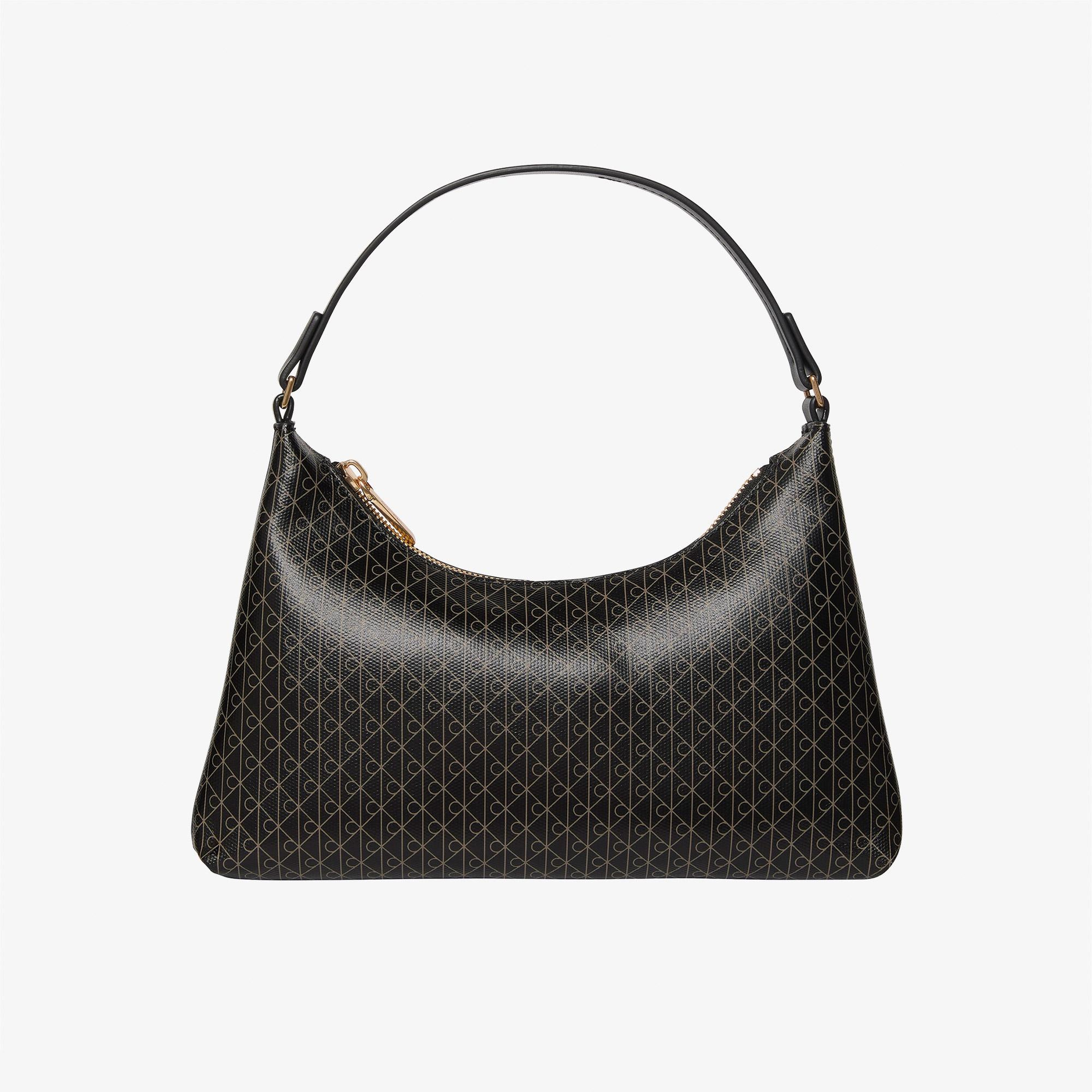 Calvin Klein Emblem Small Kadın Siyah Omuz Çantası