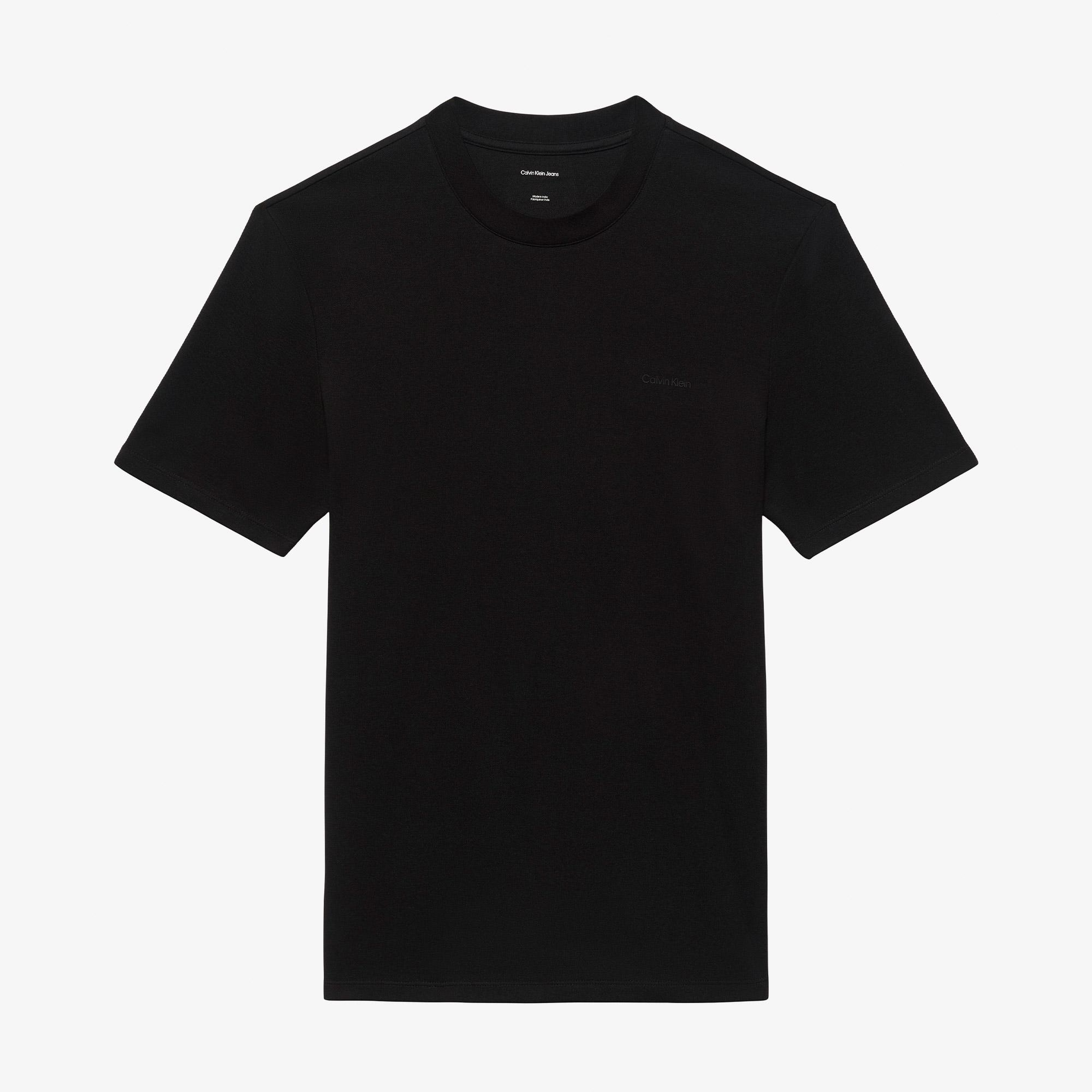 Calvin Klein Tech Interlock Erkek Siyah T-Shirt
