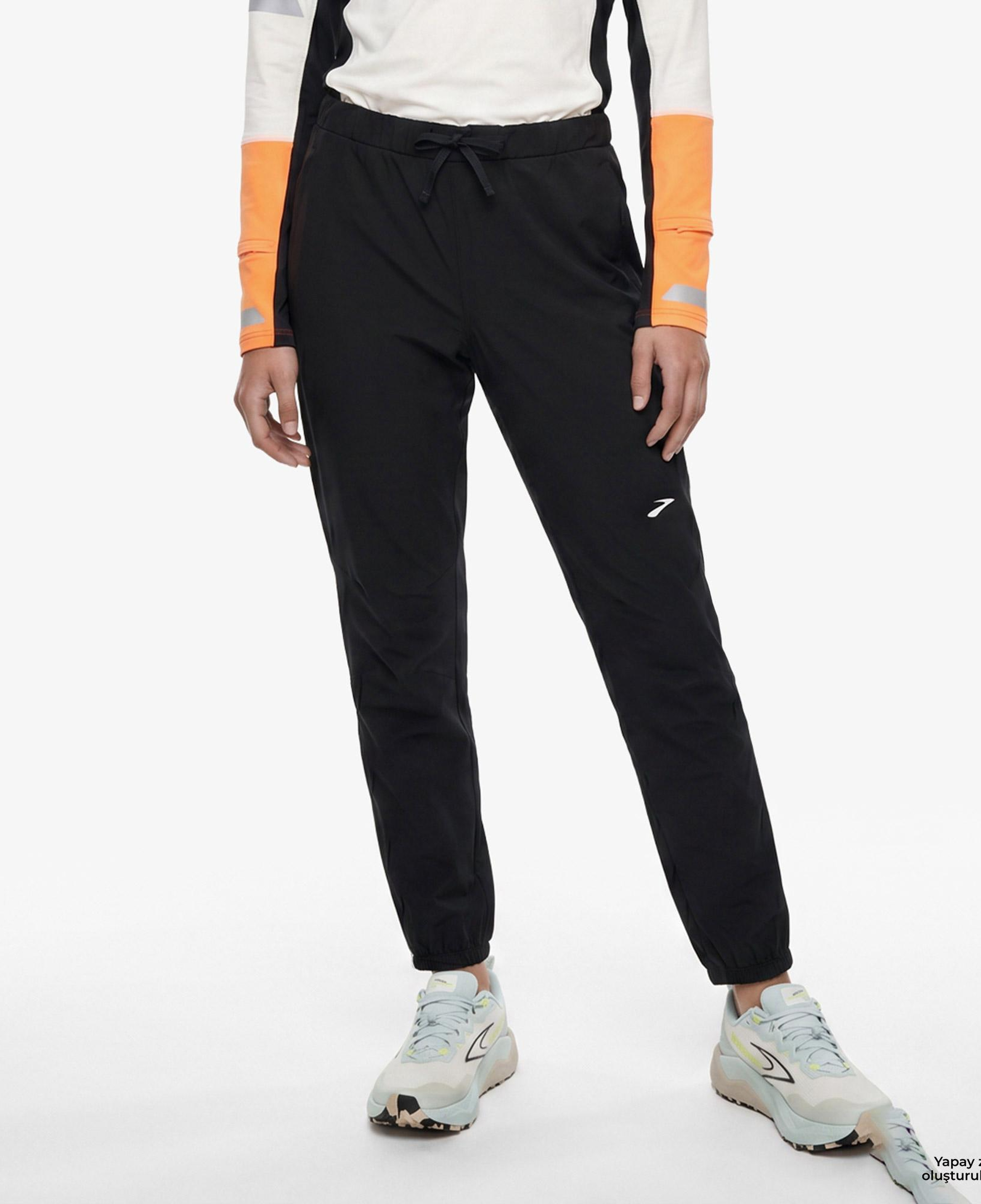 Brooks High Point Waterproof Pant Kadın Siyah Pantolon