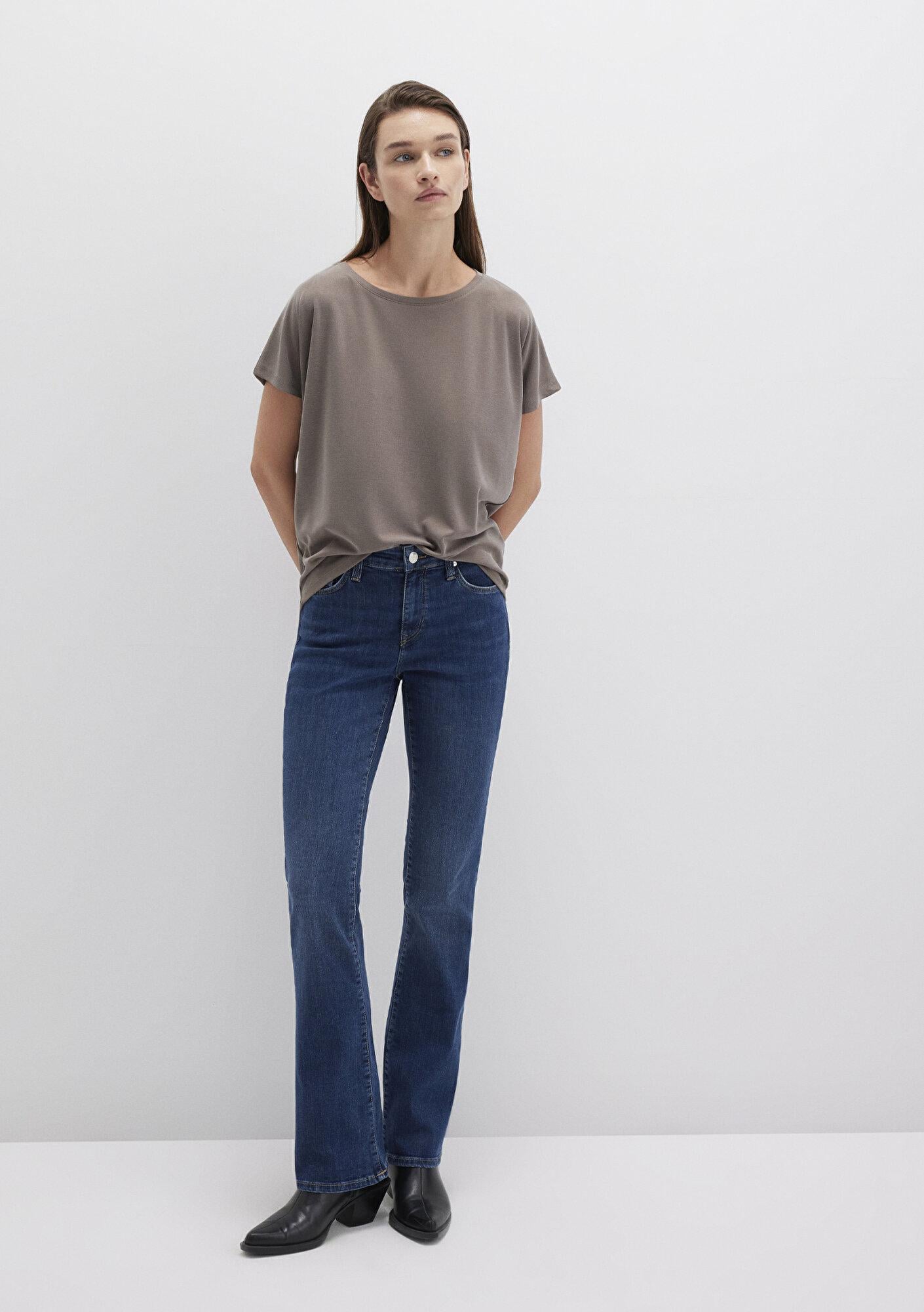 Mavi Molly Everyday Vintage Koyu Mavi Jean Pantolon 1013683047