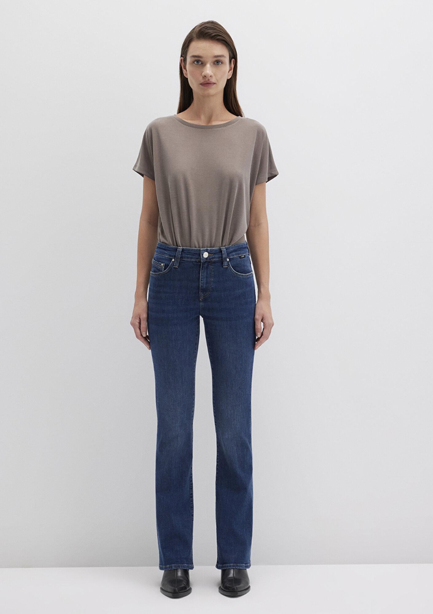 Mavi Molly Everyday Vintage Koyu Mavi Jean Pantolon 1013683047
