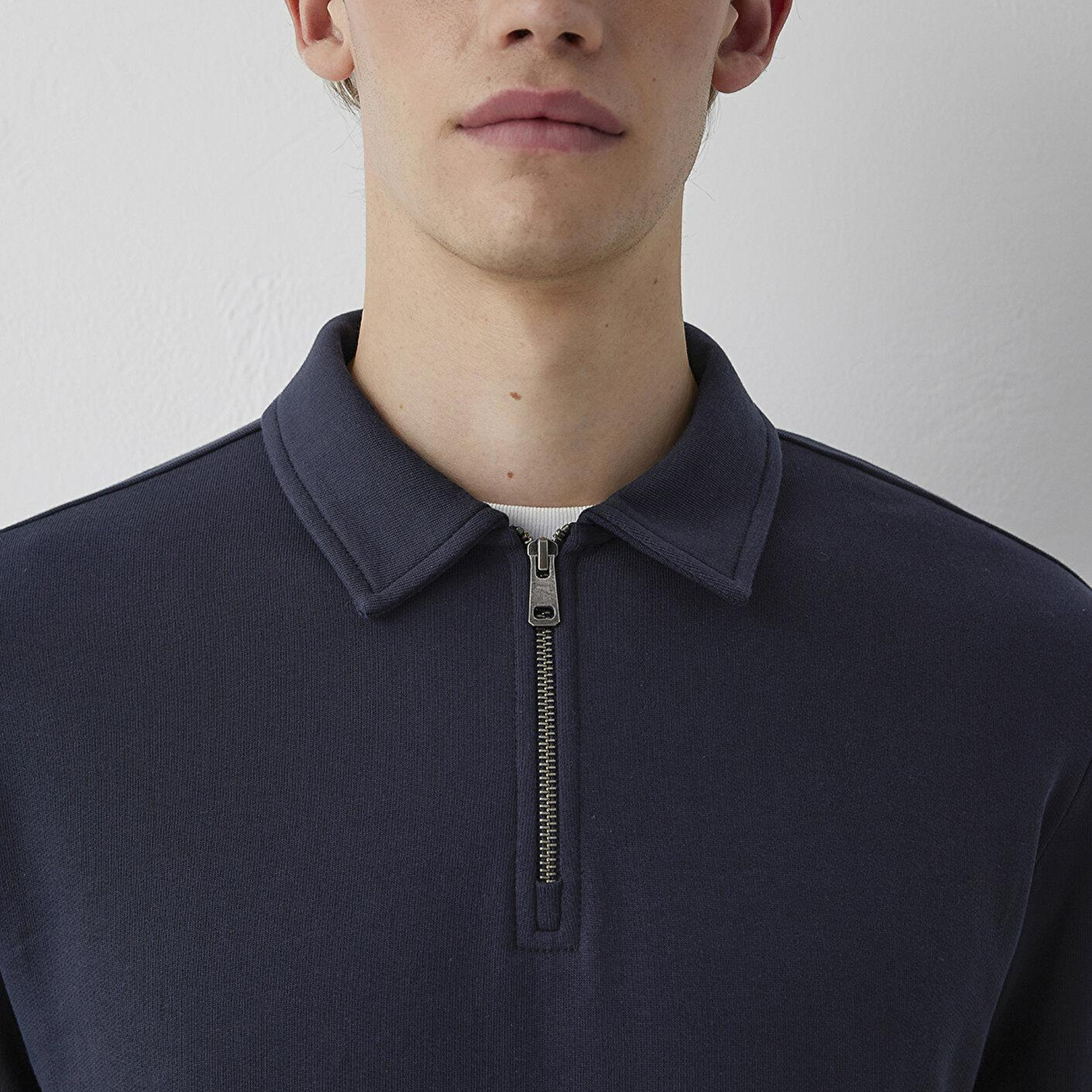Mavi Yarı Fermuarlı Lacivert Sweatshirt 0S10622-70489