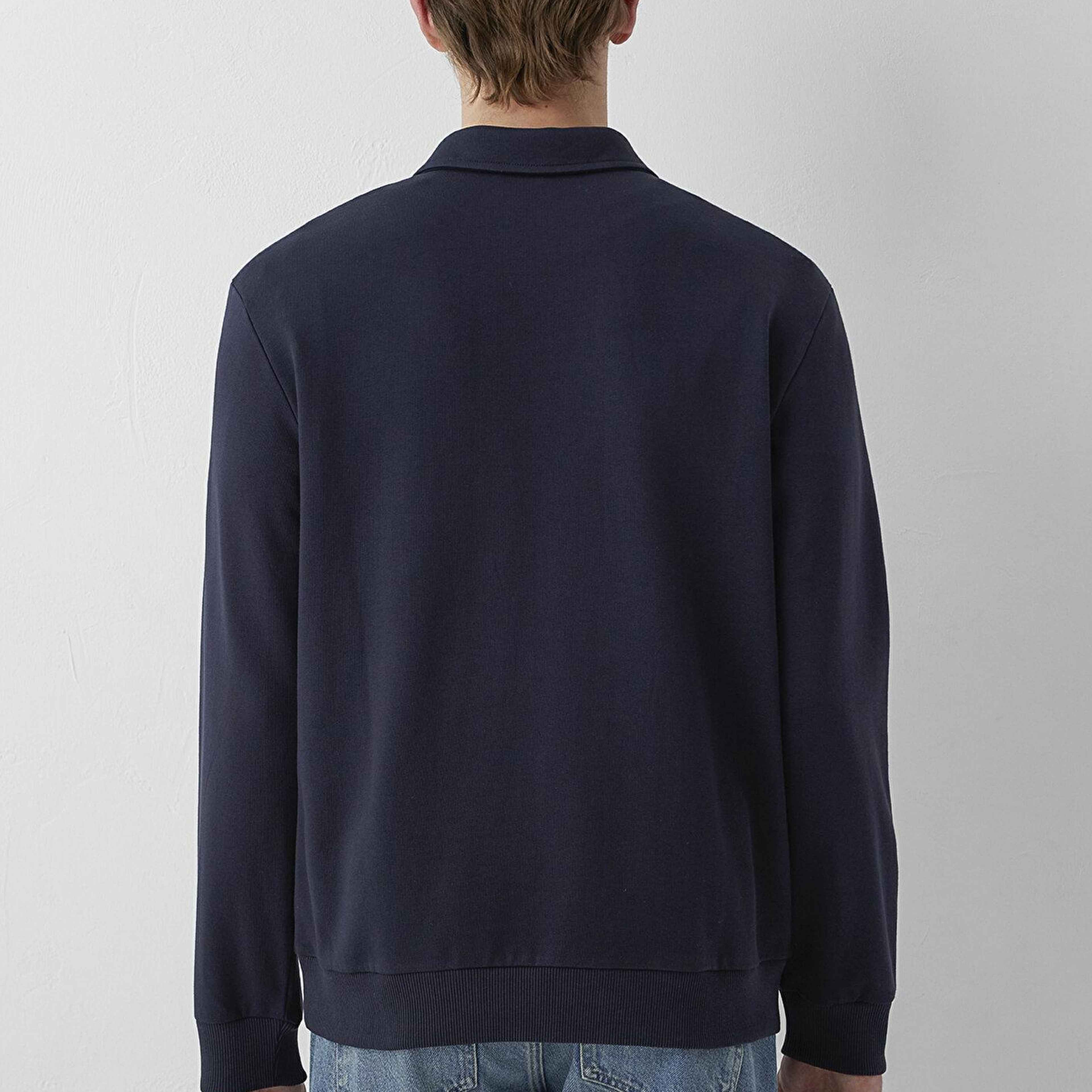 Mavi Yarı Fermuarlı Lacivert Sweatshirt 0S10622-70489