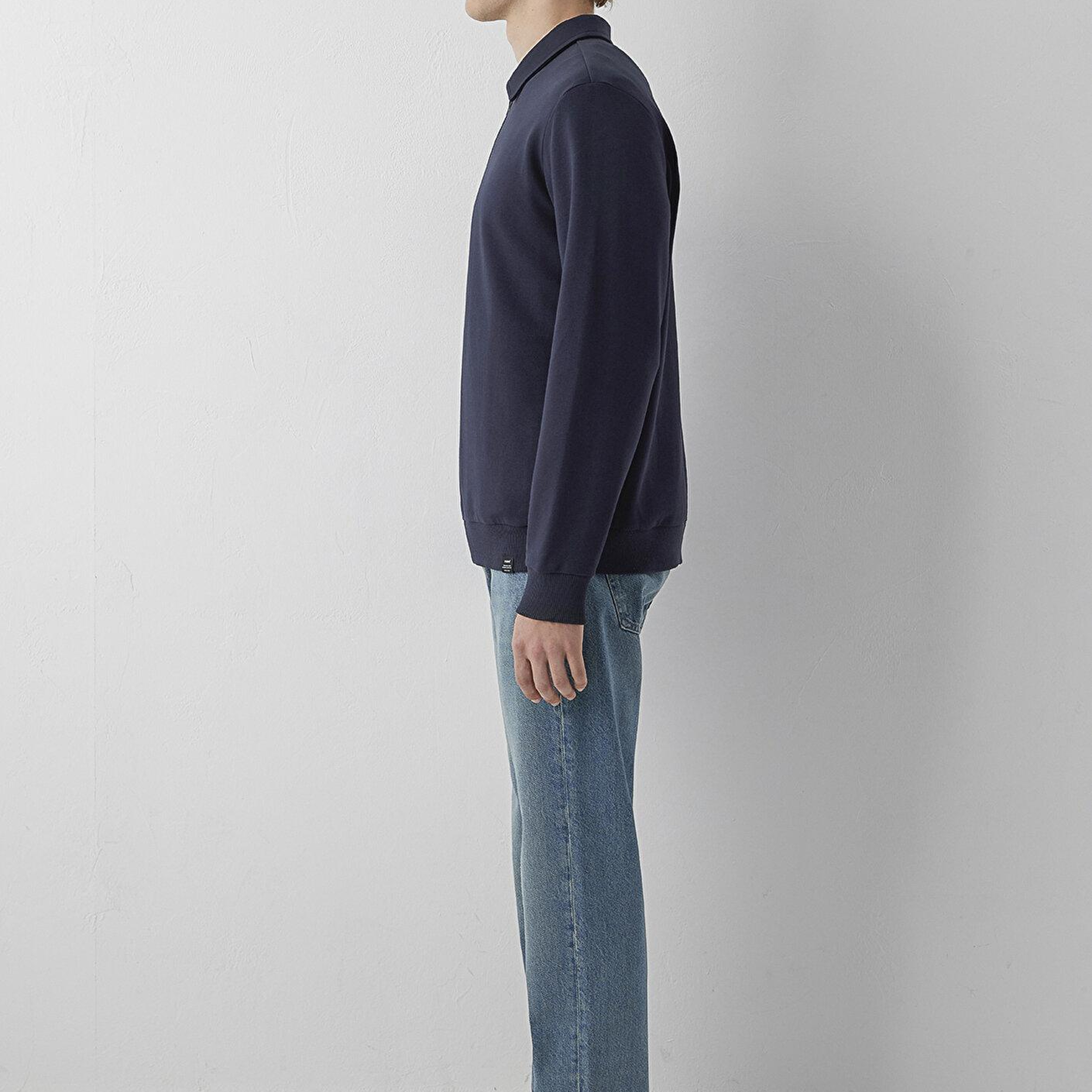 Mavi Yarı Fermuarlı Lacivert Sweatshirt 0S10622-70489