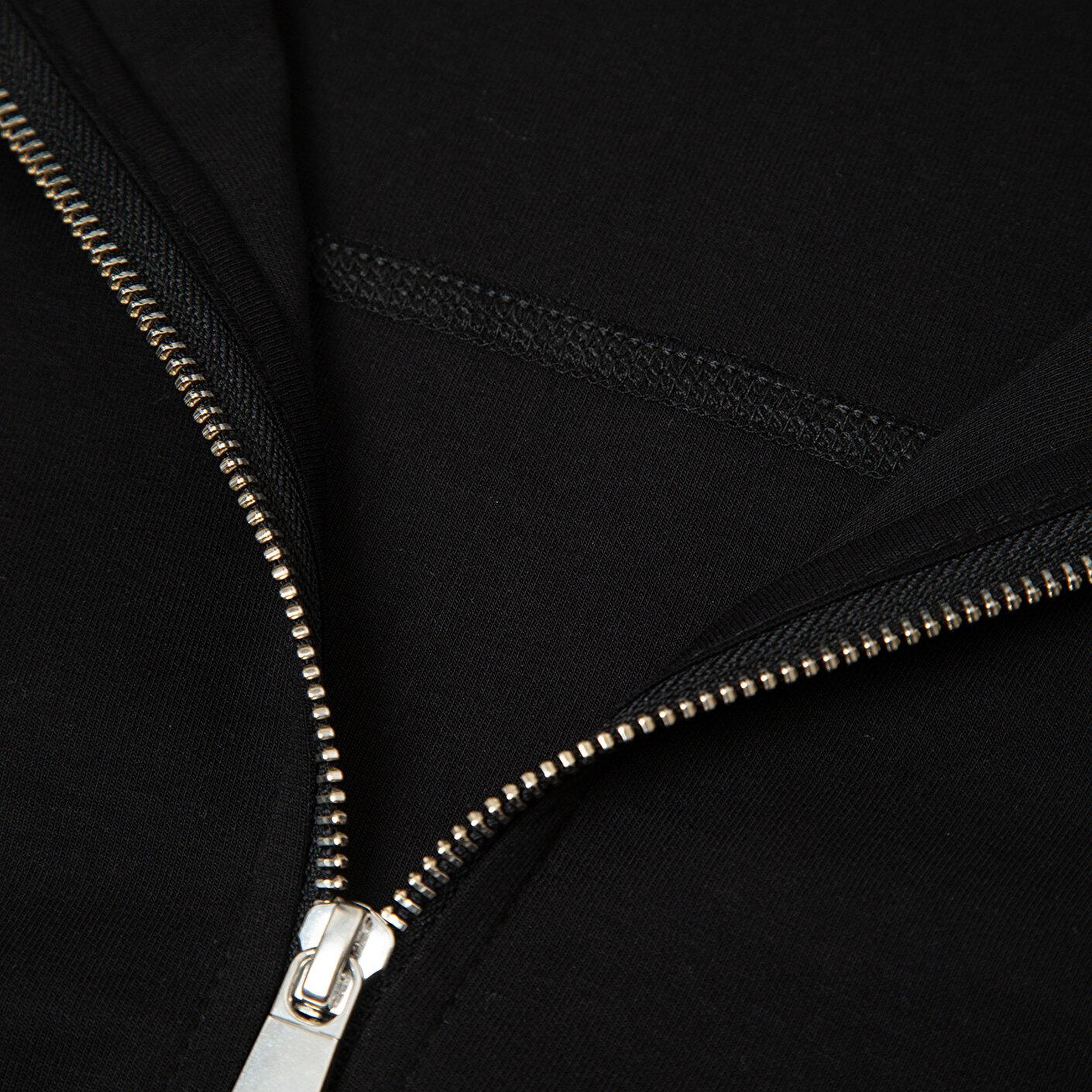 Mavi Kapüşonlu Fermuarlı Siyah Sweatshirt 1S10569-900