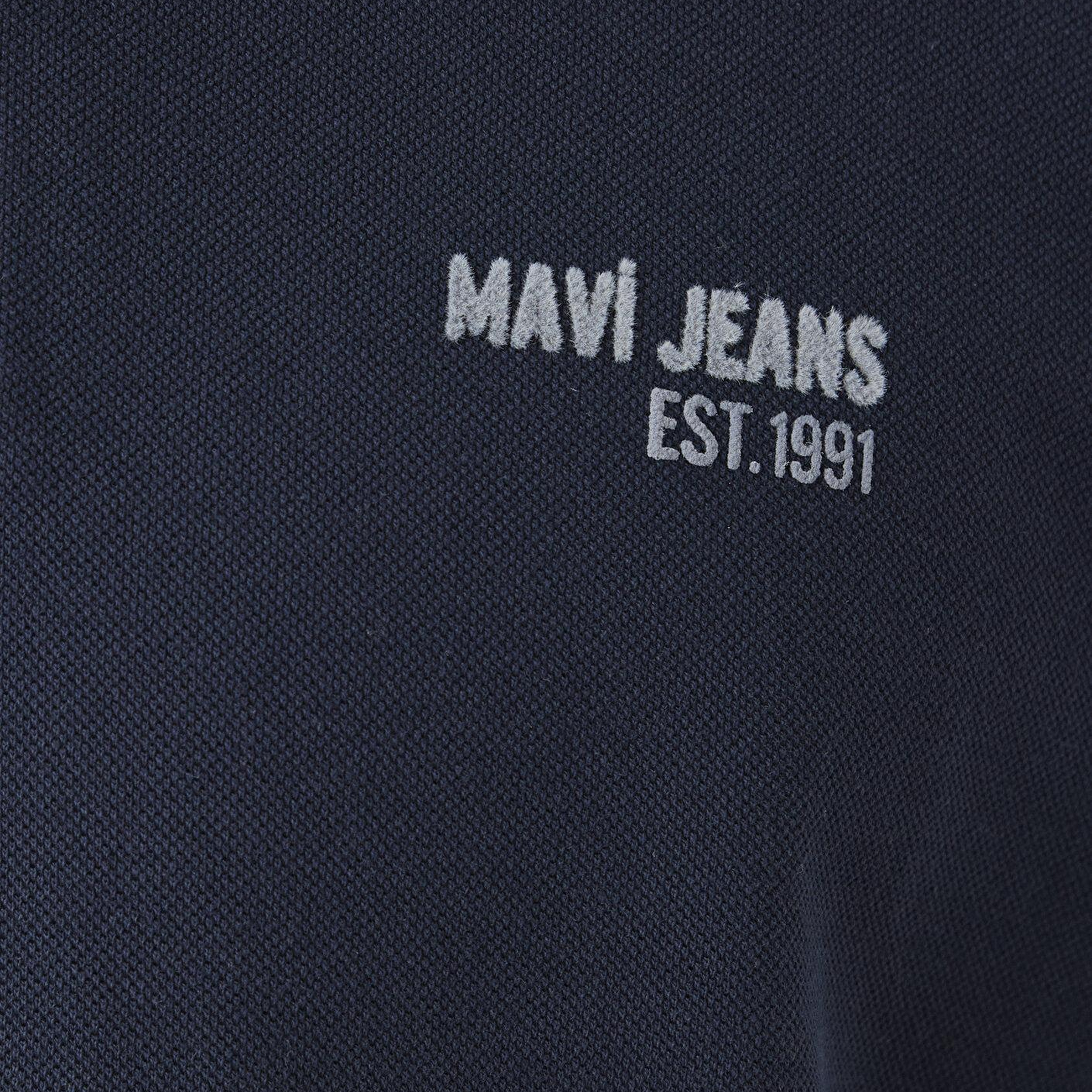 Mavi Lacivert Polo Tişört Loose Fit / Bol Rahat Kesim 0613494-70490