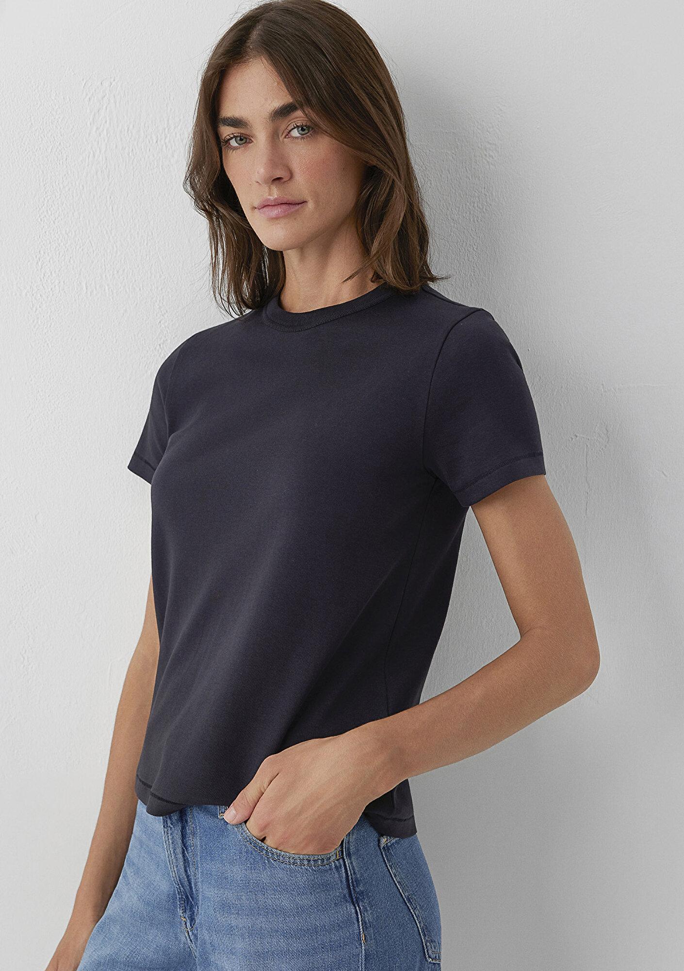 Mavi Siyah Basic Tişört Slim Fit / Dar Kesim 1612707-83079