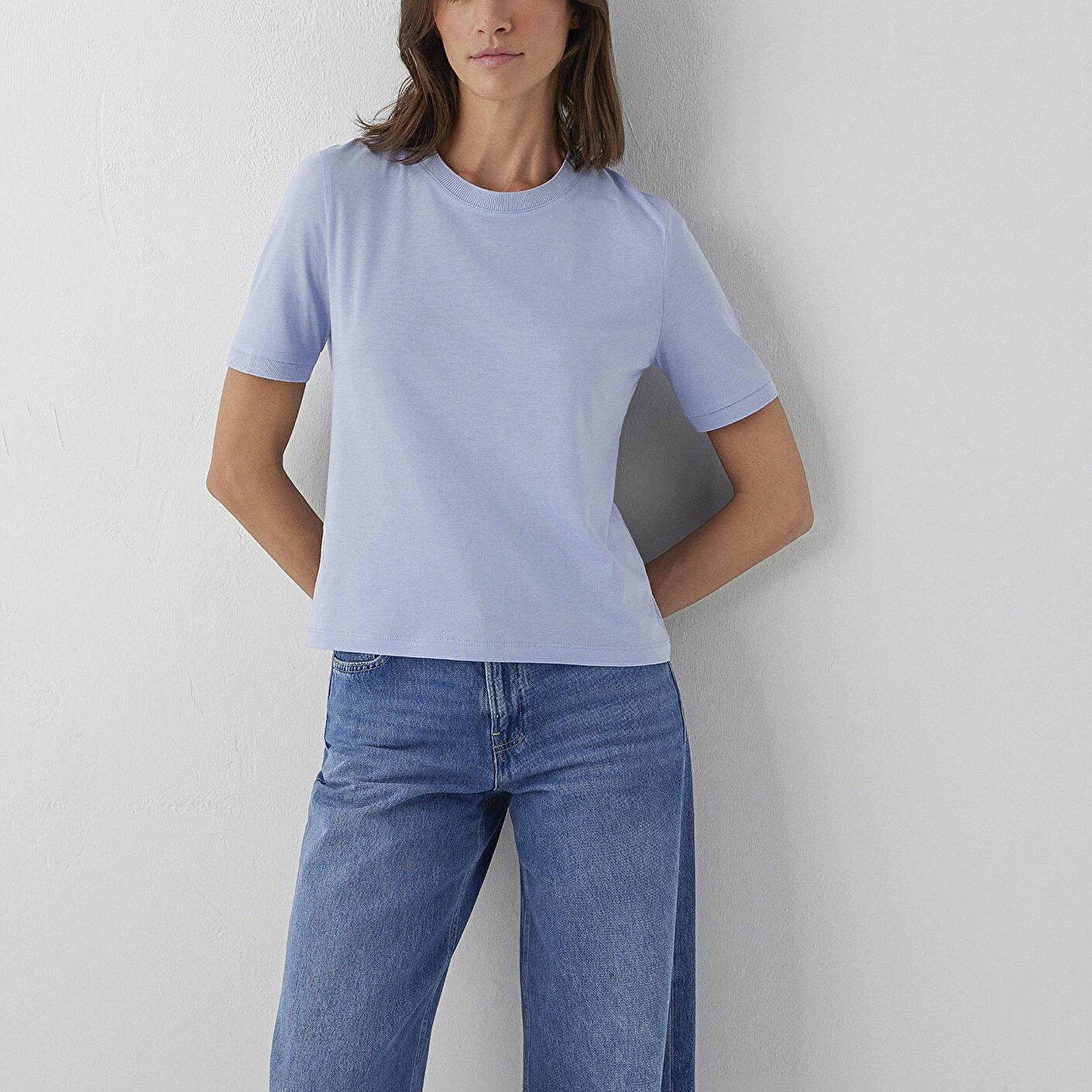 Mavi Mavi Tişört Semi Slim Fit / Yarı Dar Kesim 1614365-70826
