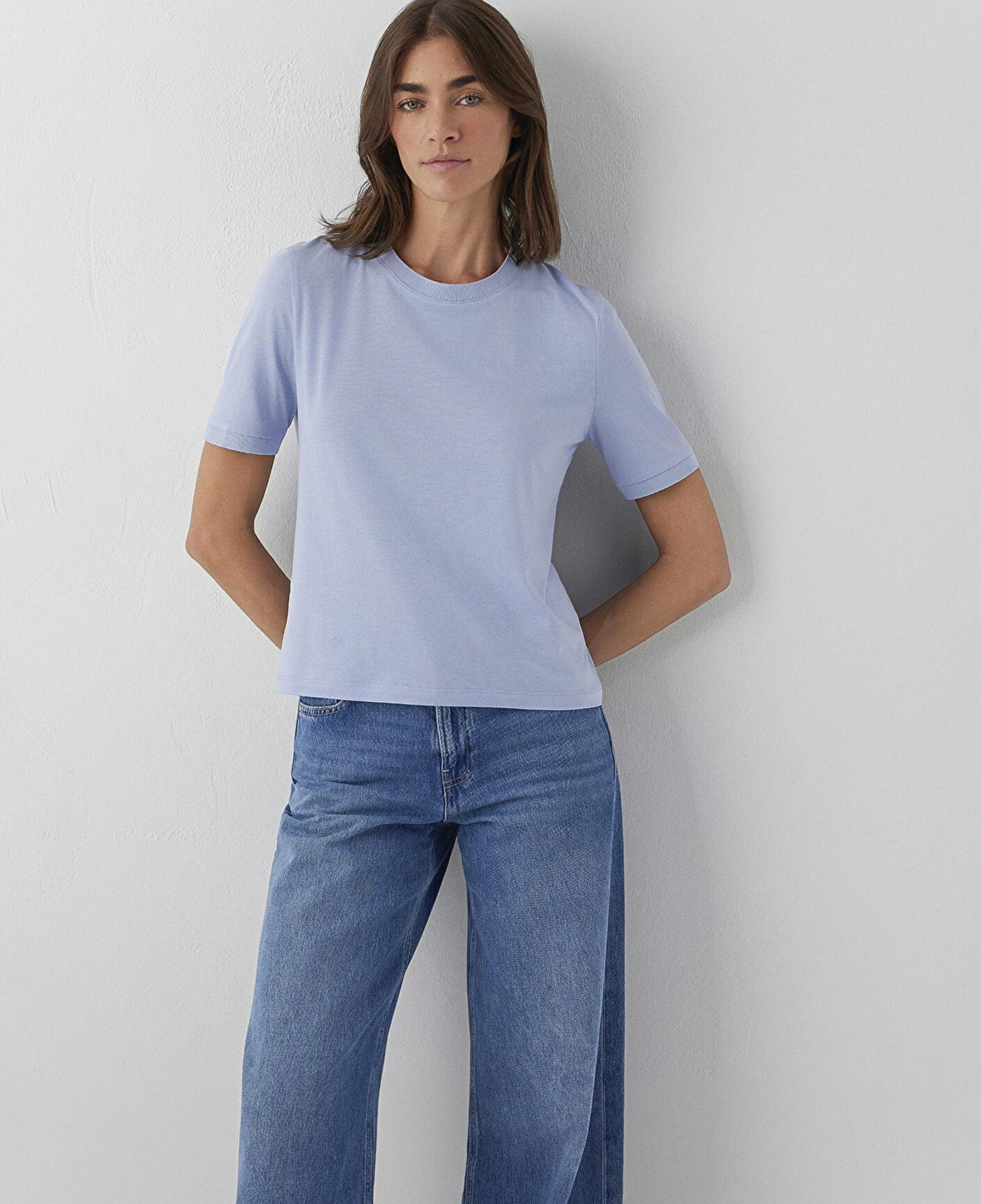 Mavi Mavi Tişört Semi Slim Fit / Yarı Dar Kesim 1614365-70826