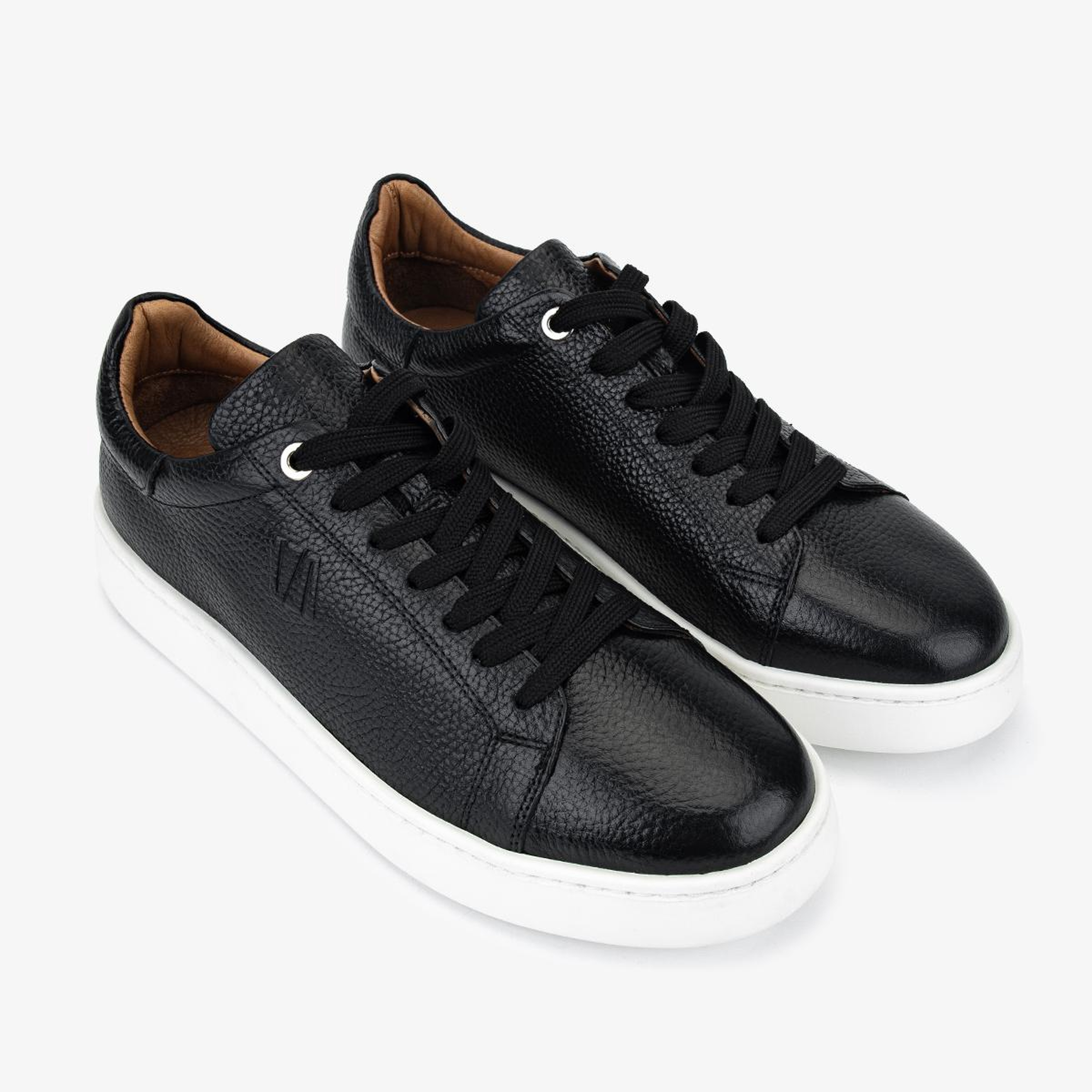 Valmenti Erkek Hakiki Deri Siyah Sneakers & Spor Ayakkabı