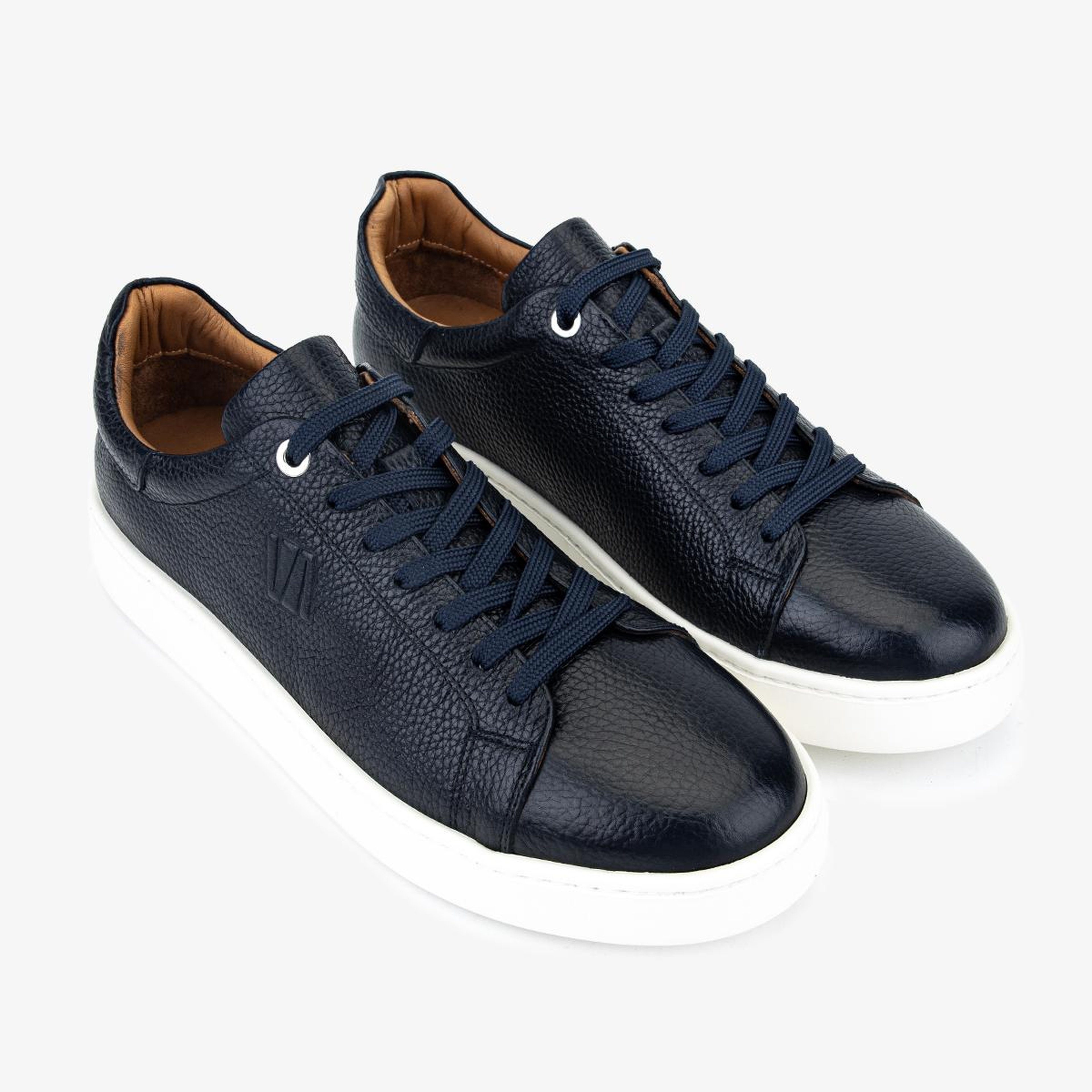 Valmenti Erkek Hakiki Deri Lacivert Sneakers & Spor Ayakkabı