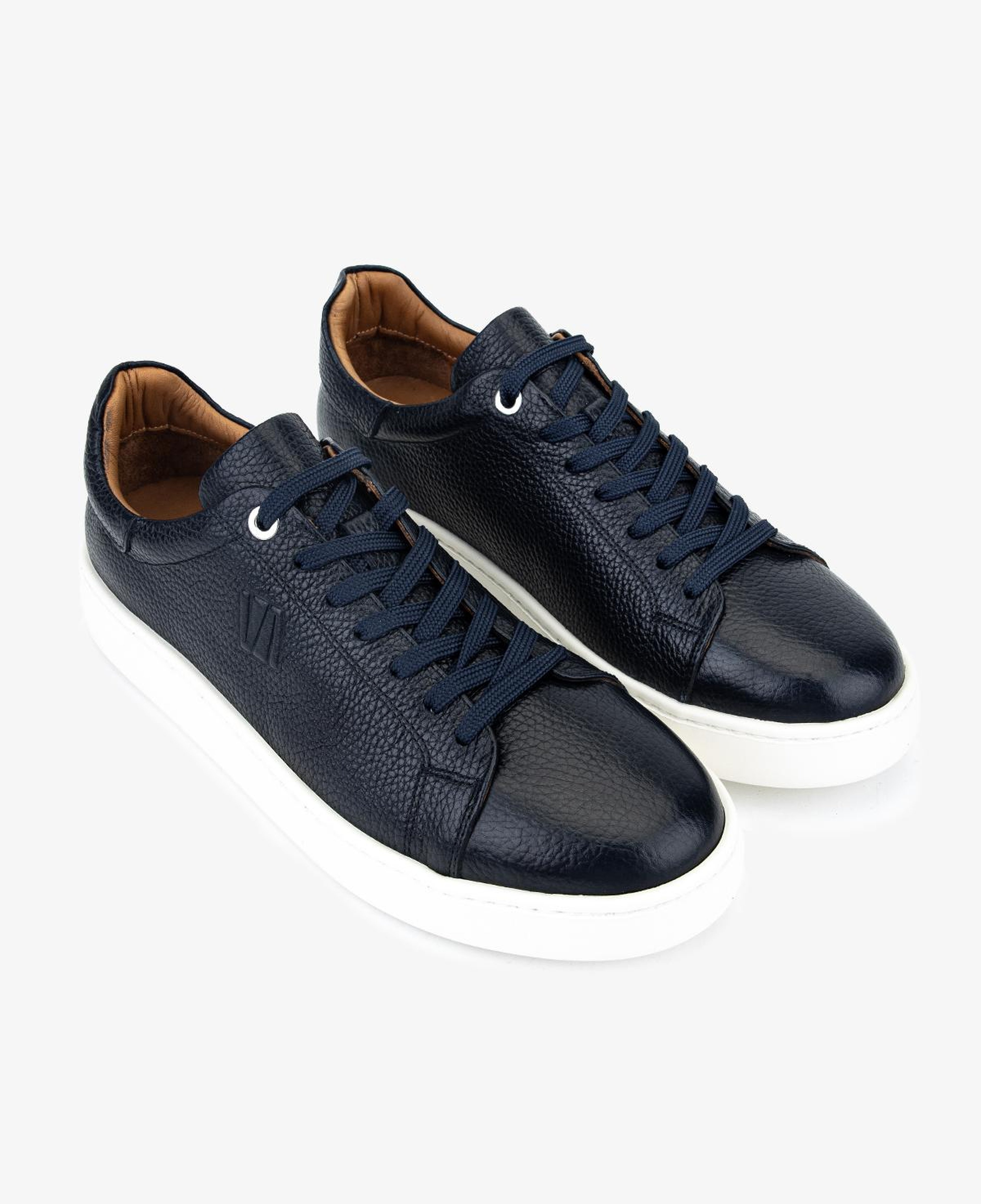 Valmenti Erkek Hakiki Deri Lacivert Sneakers & Spor Ayakkabı