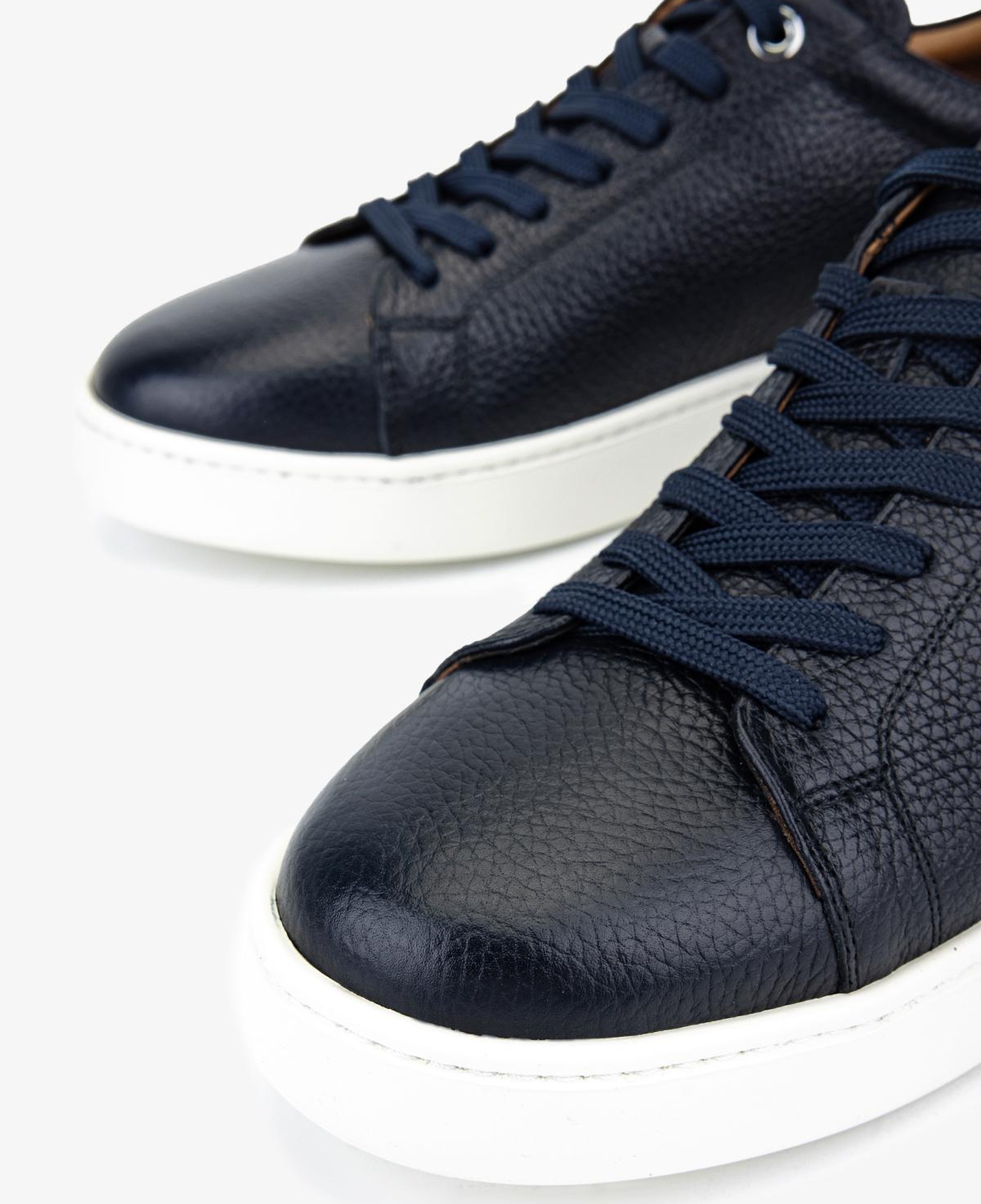 Valmenti Erkek Hakiki Deri Lacivert Sneakers & Spor Ayakkabı