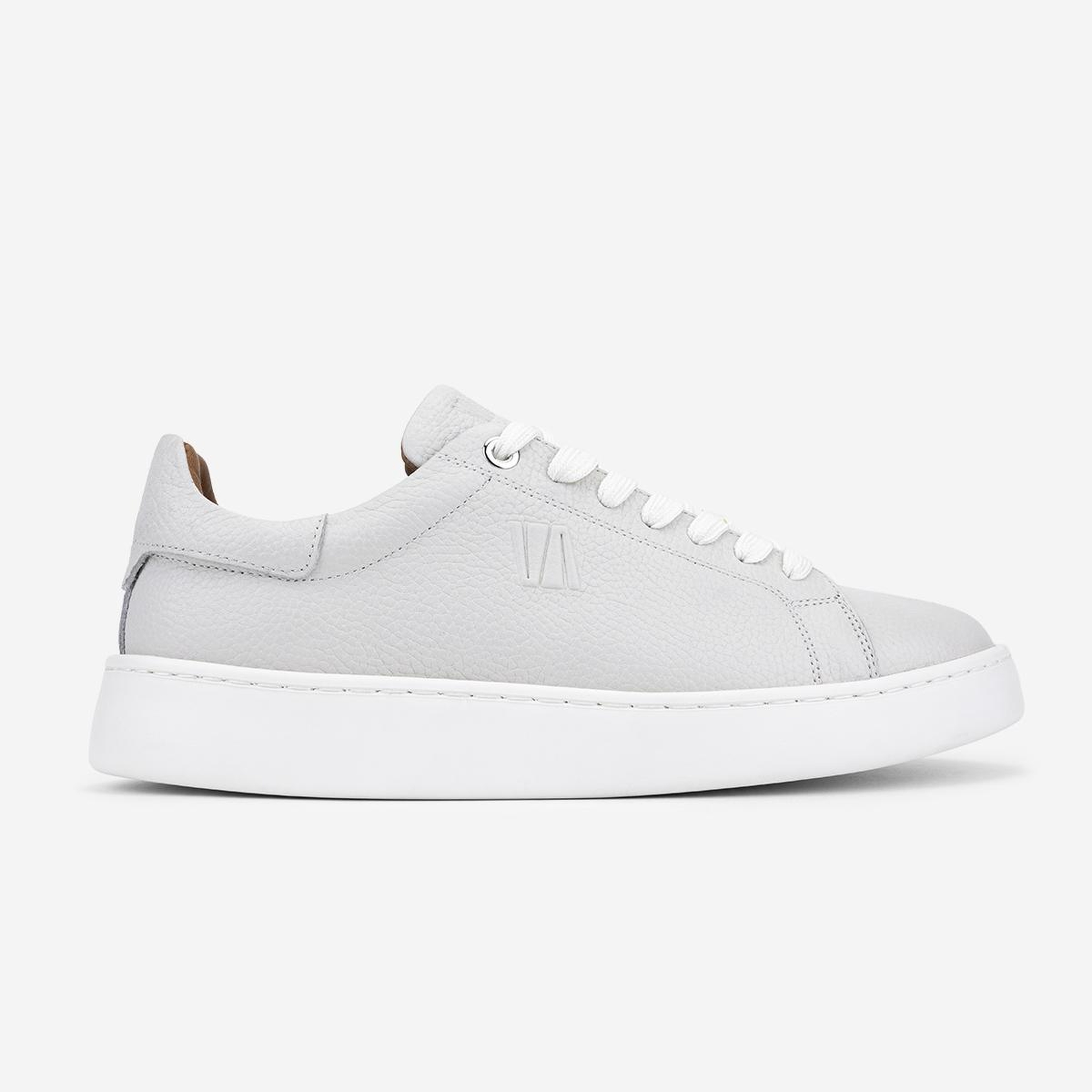 Valmenti Erkek Hakiki Deri Kırık Beyaz Sneakers & Spor Ayakkabı