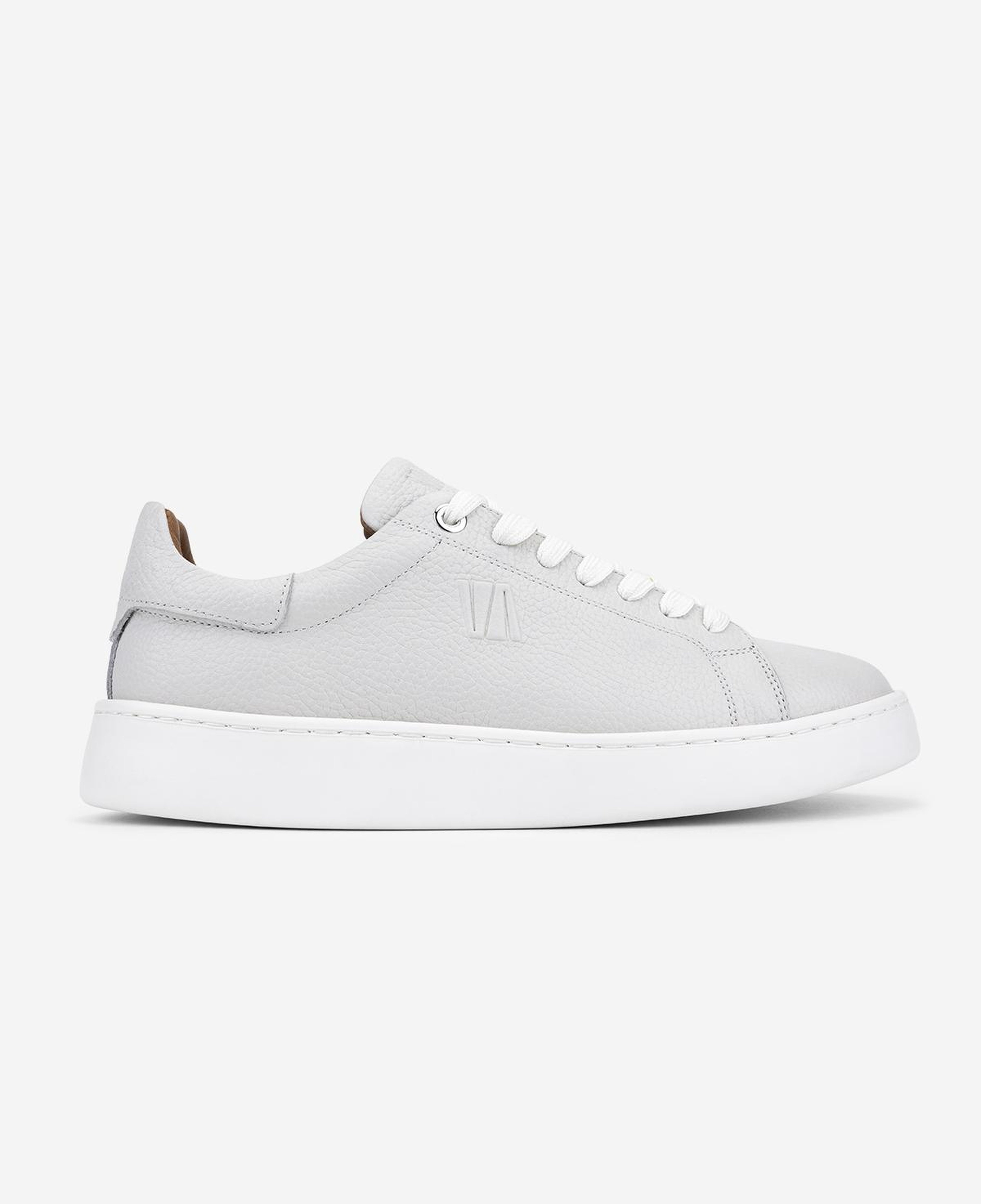 Valmenti Erkek Hakiki Deri Kırık Beyaz Sneakers & Spor Ayakkabı