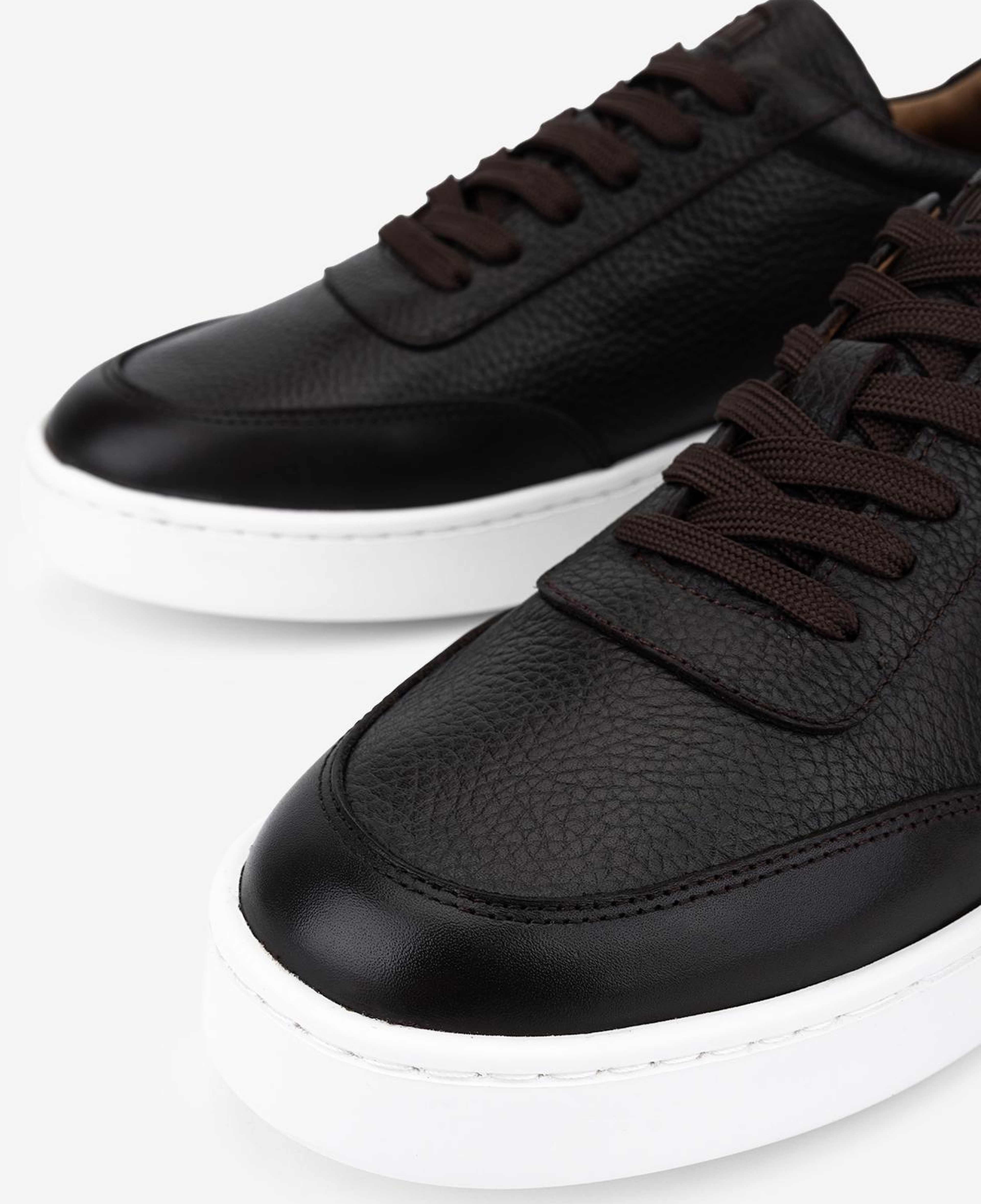 Valmenti Erkek Hakiki Deri Kahverengi Sneakers & Spor Ayakkabı