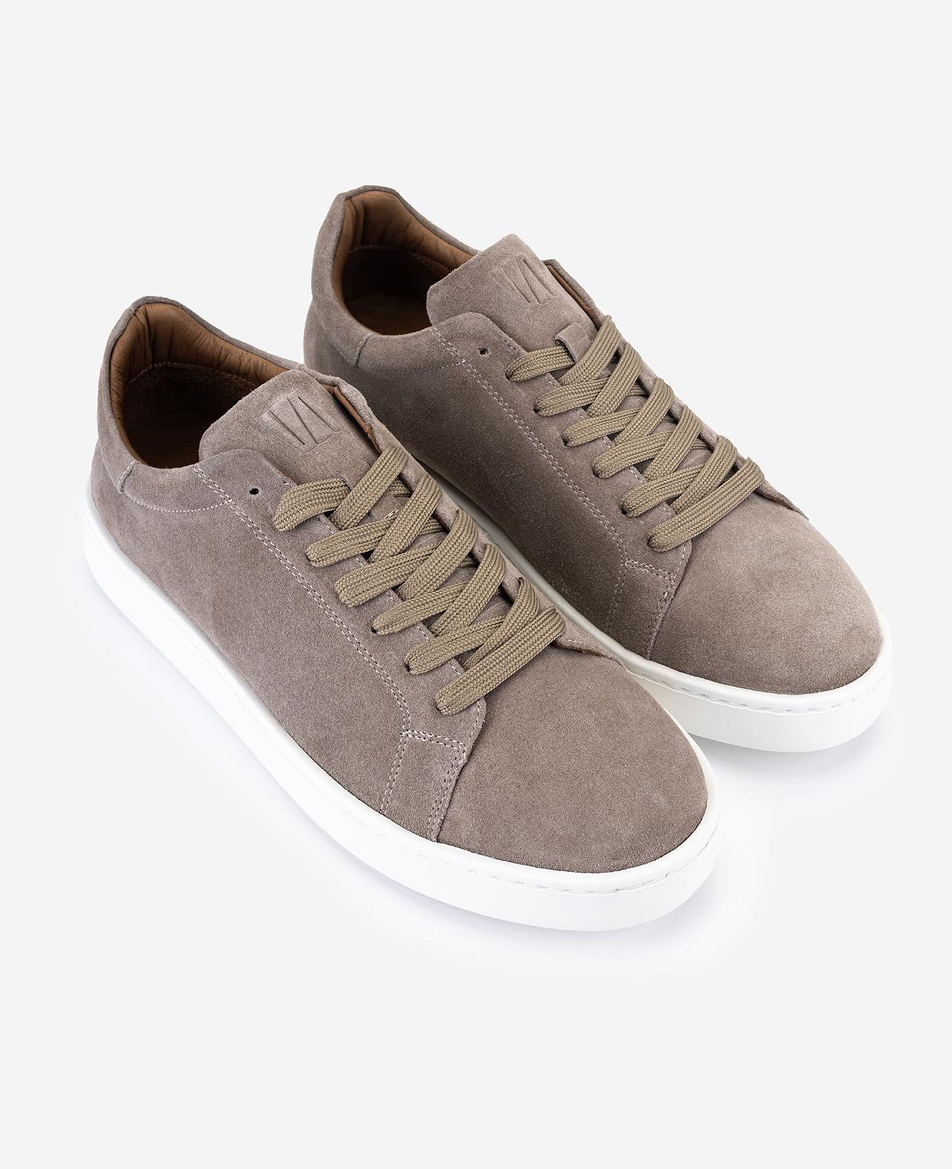 Valmenti Erkek Hakiki Deri Bej Süet Sneakers & Spor Ayakkabı