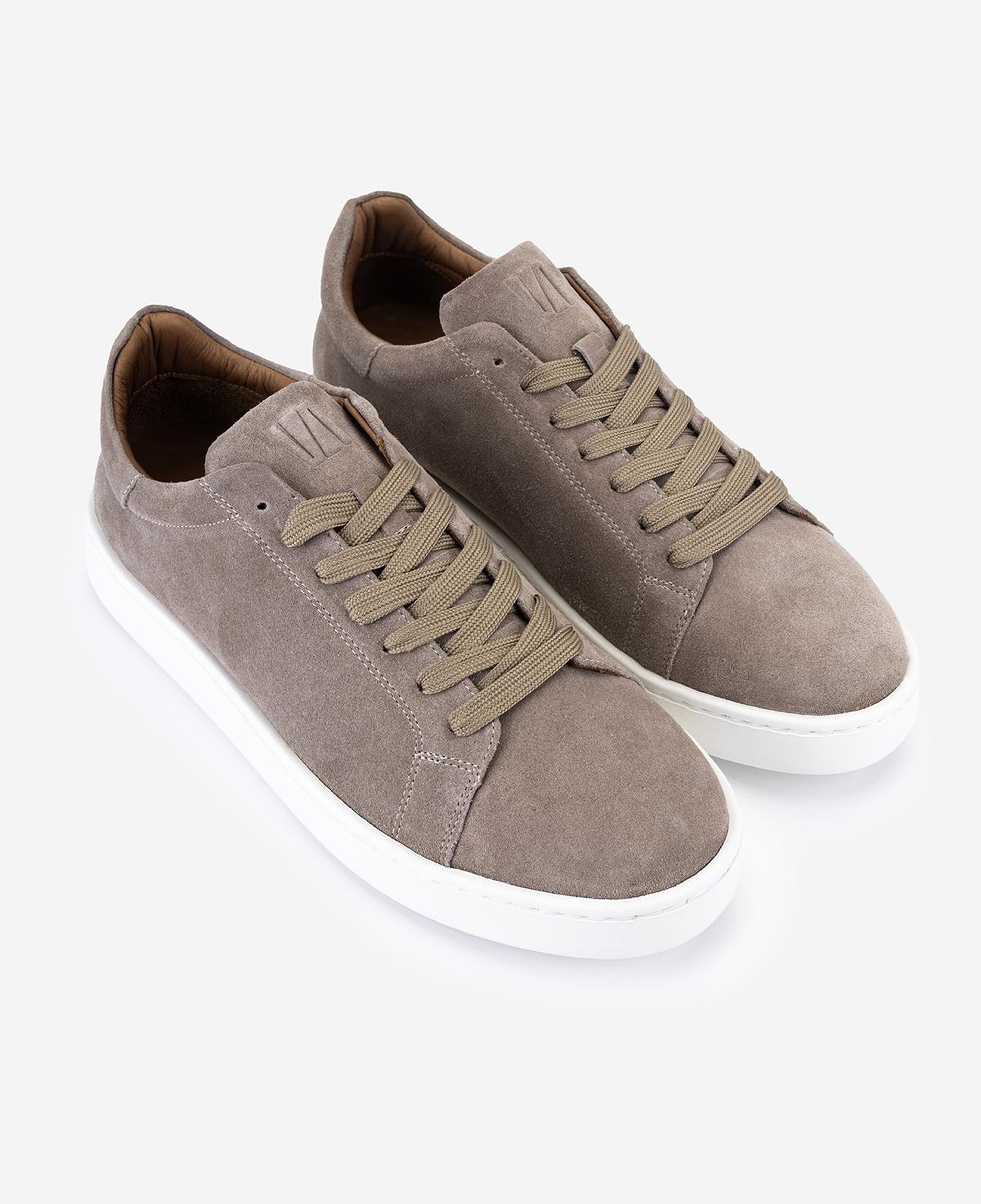 Valmenti Erkek Hakiki Deri Bej Süet Sneakers & Spor Ayakkabı