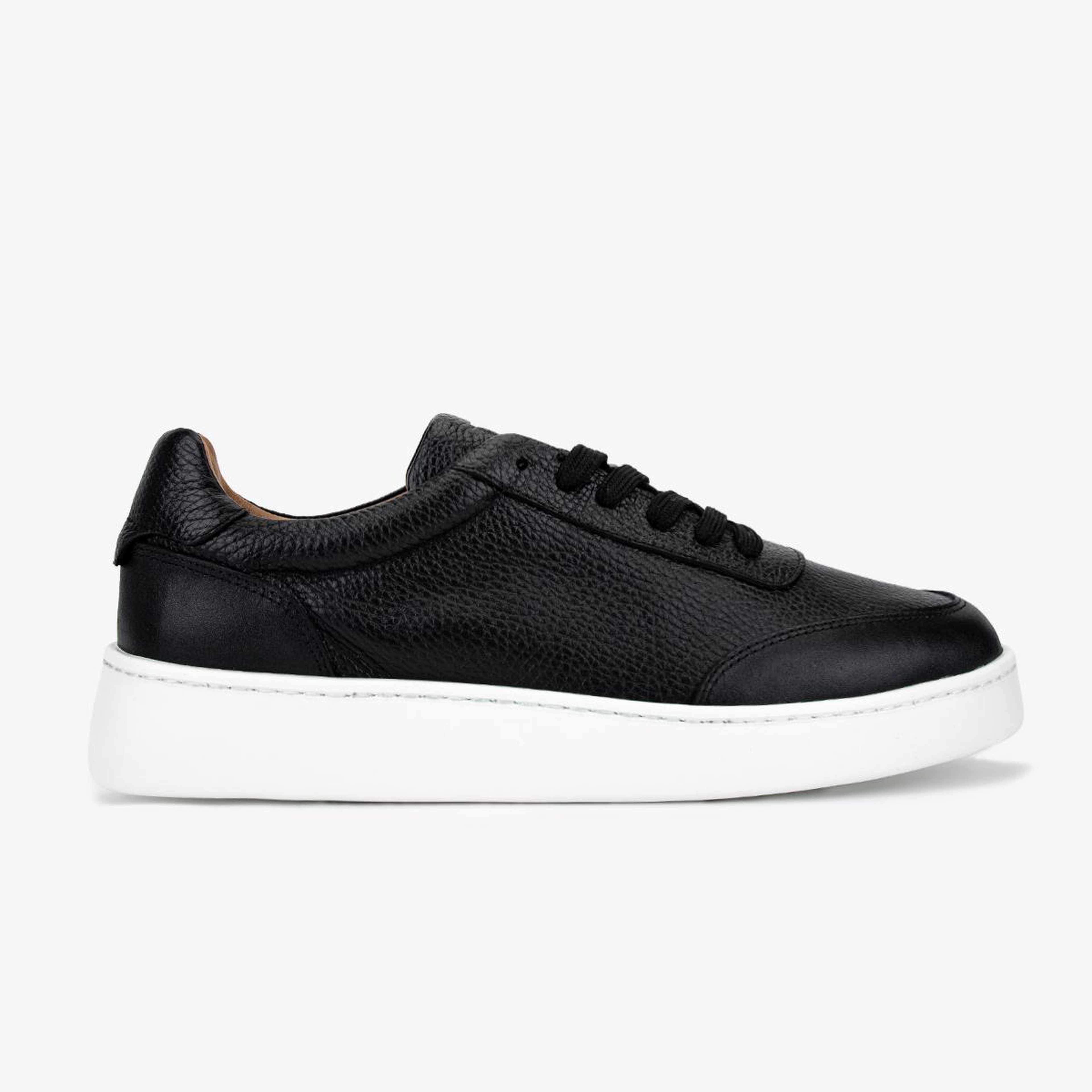 Valmenti Erkek Hakiki Deri Siyah Floter Sneakers & Spor Ayakkabı
