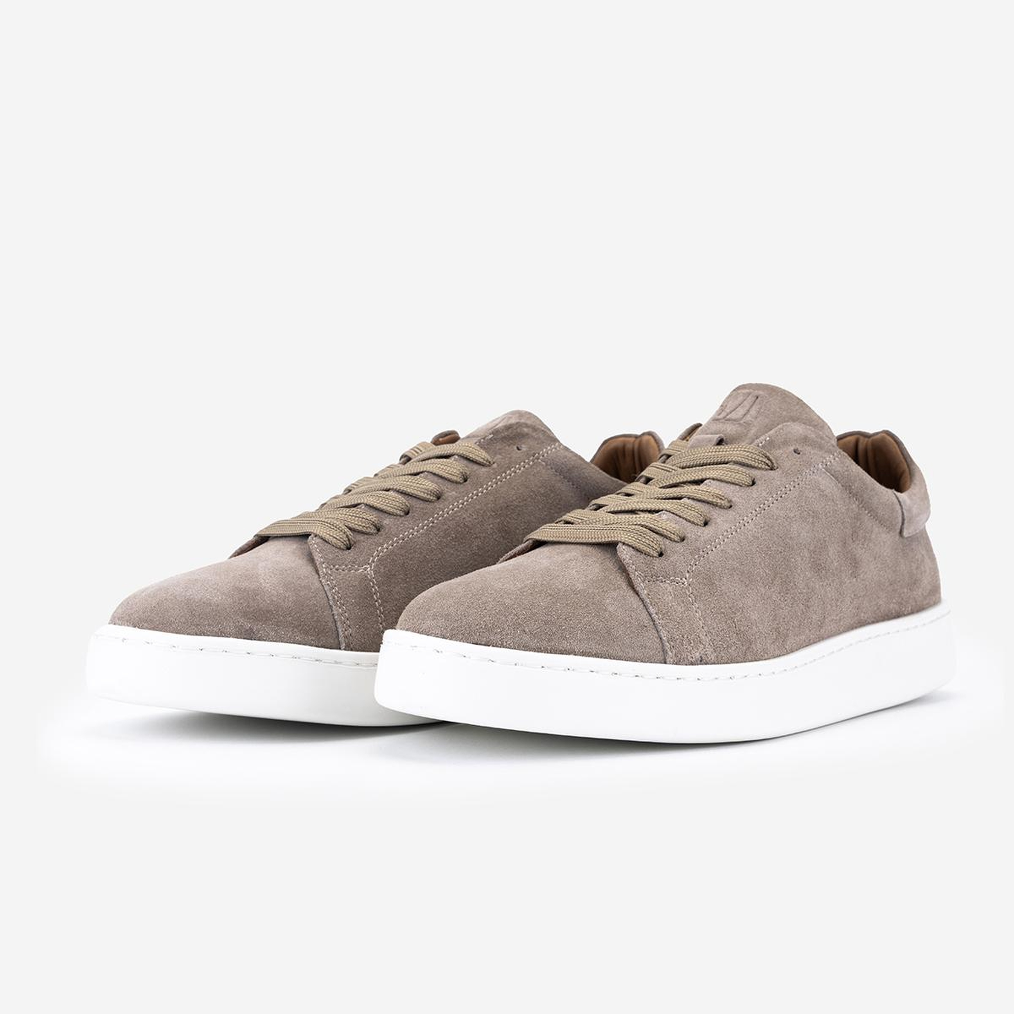 Valmenti Erkek Hakiki Deri Bej Süet Sneakers & Spor Ayakkabı