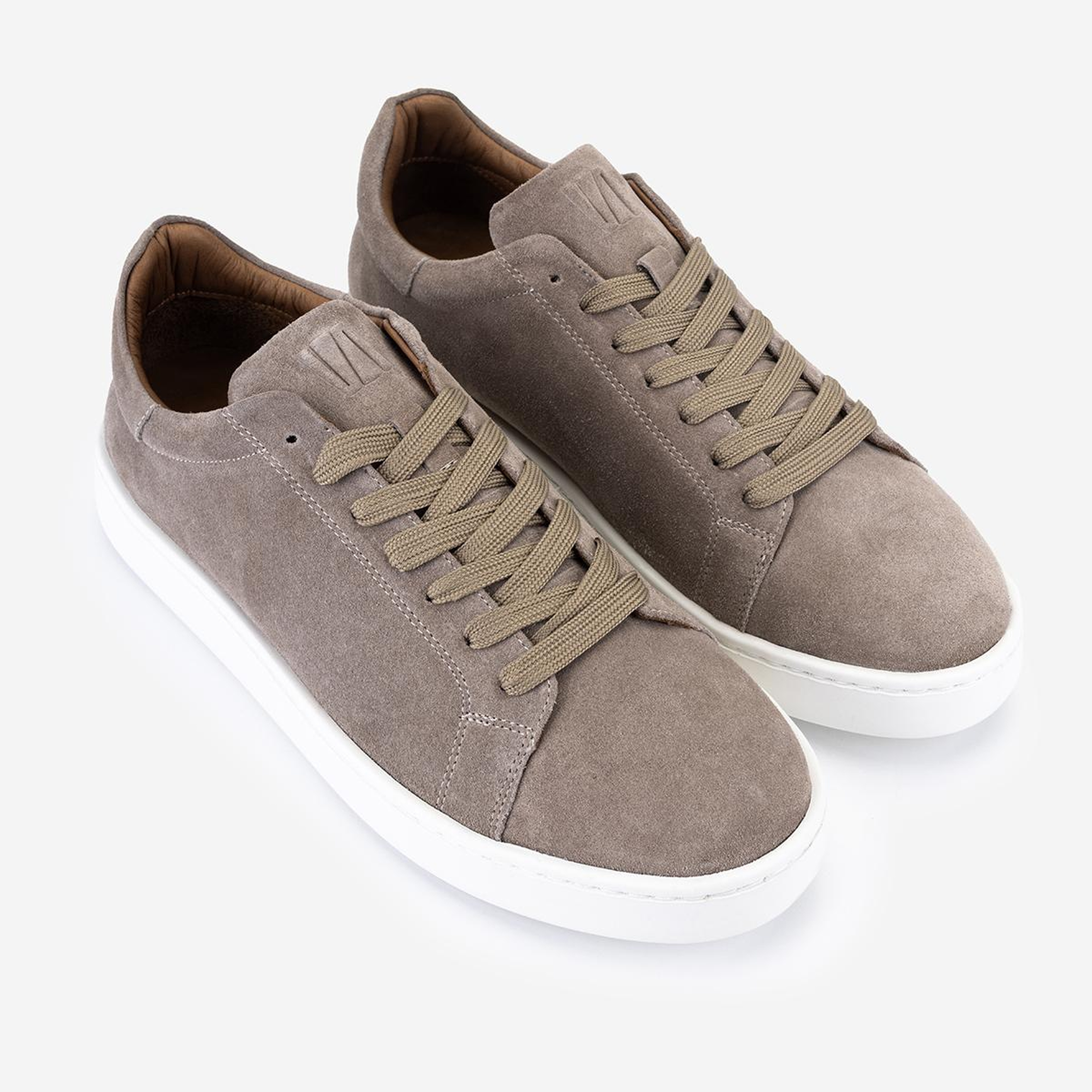 Valmenti Erkek Hakiki Deri Bej Süet Sneakers & Spor Ayakkabı