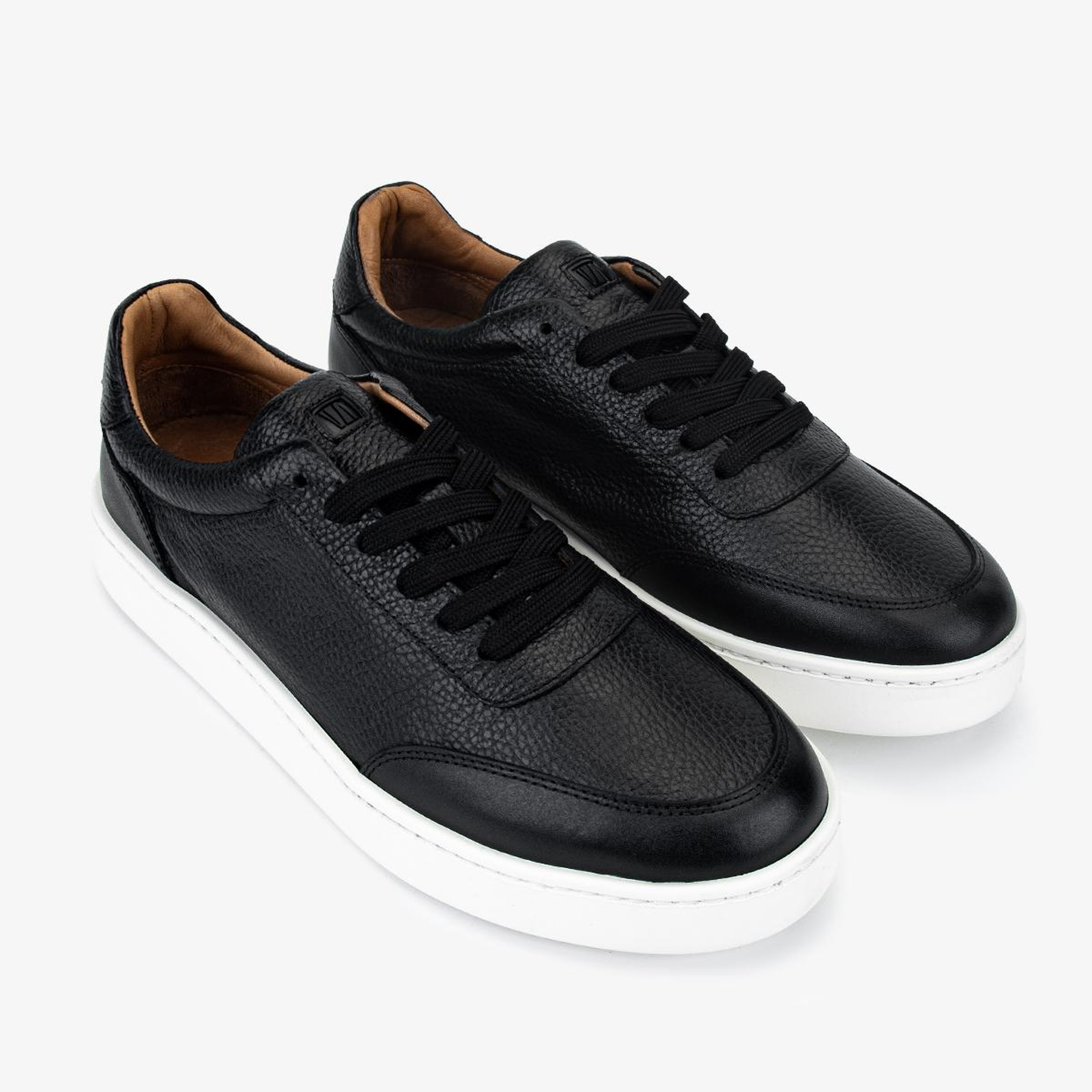 Valmenti Erkek Hakiki Deri Siyah Floter Sneakers & Spor Ayakkabı