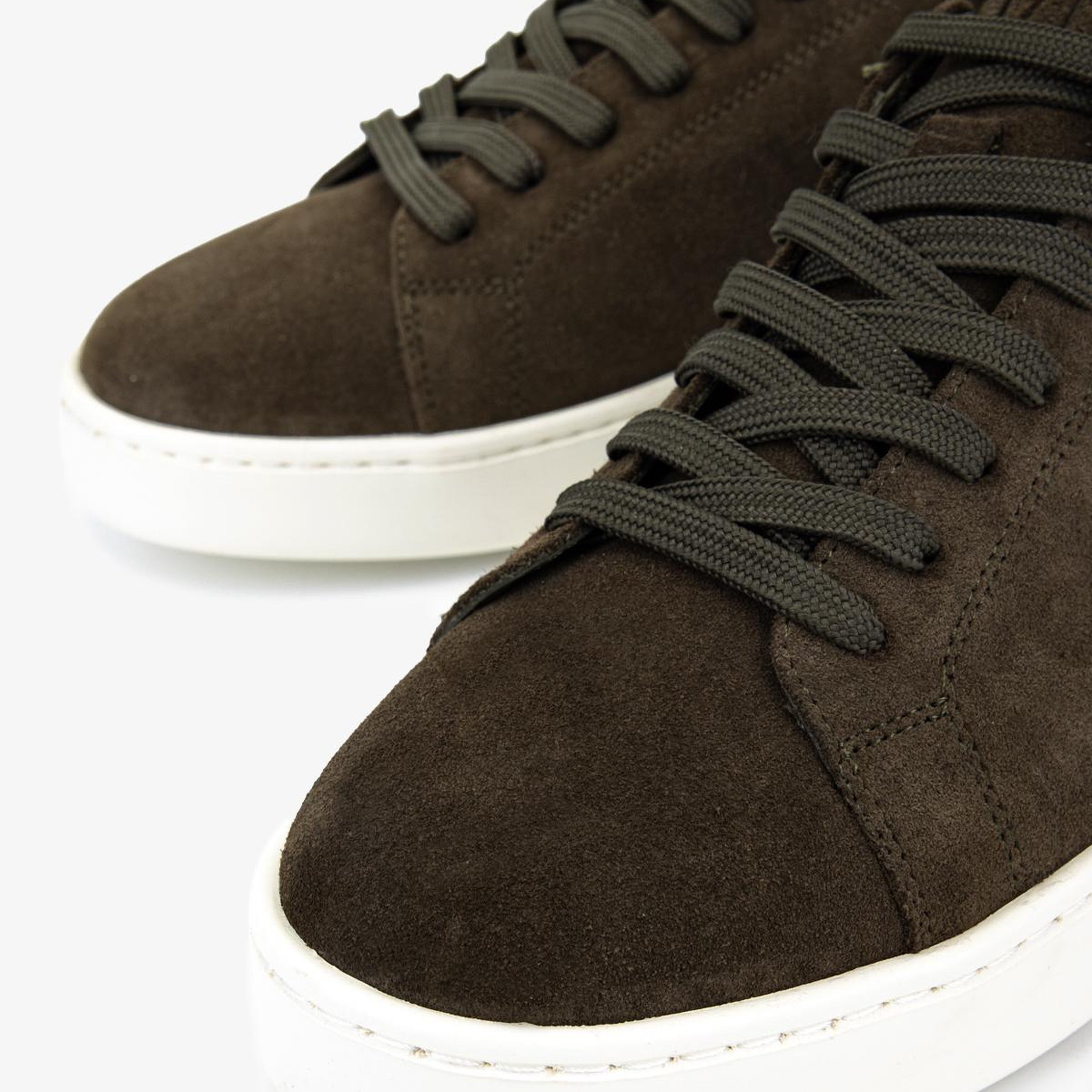 Valmenti Erkek Hakiki Deri Haki Süet Sneakers & Spor Ayakkabı