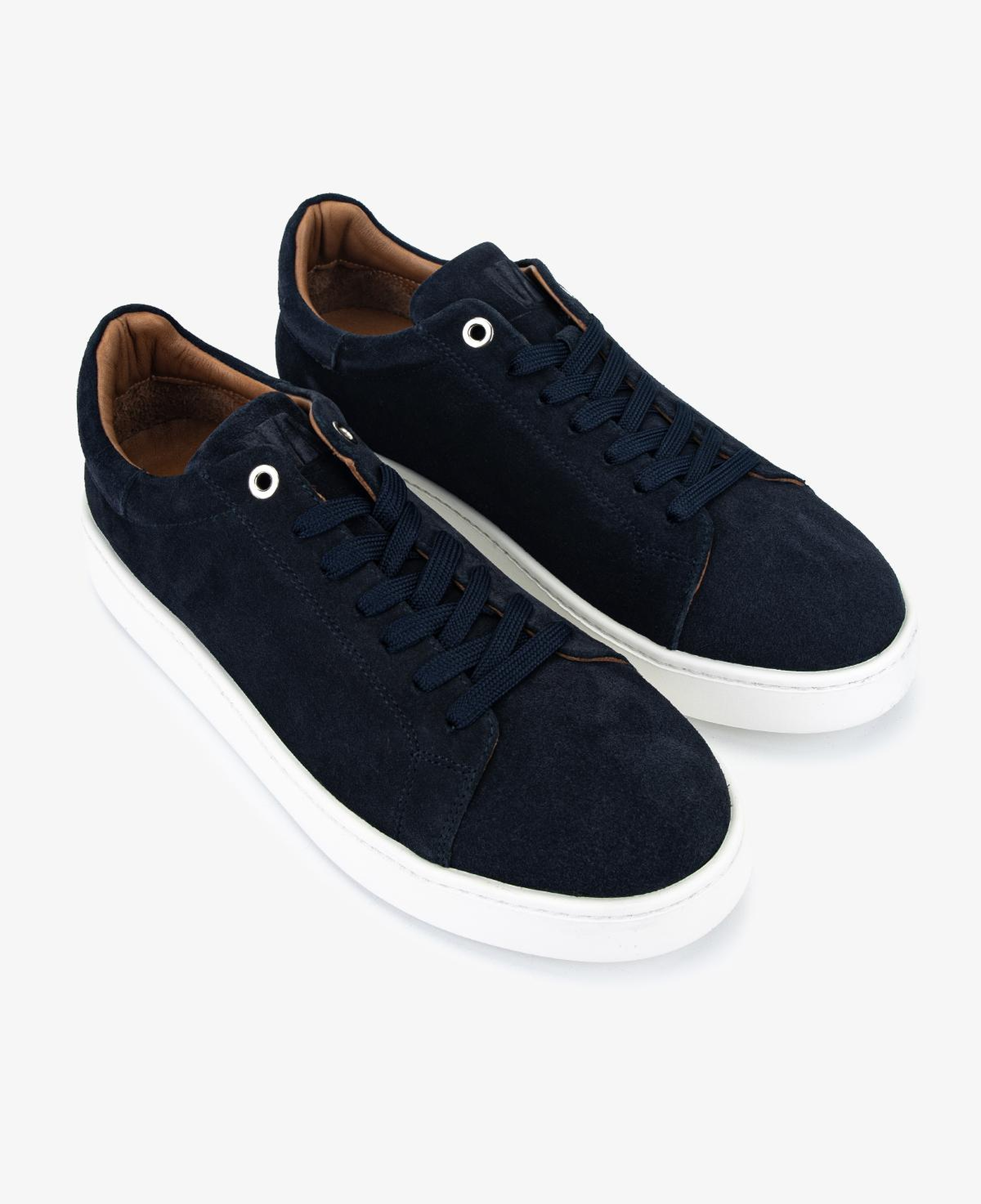 Valmenti Erkek Hakiki Deri Lacivert Süet Sneakers & Spor Ayakkabı