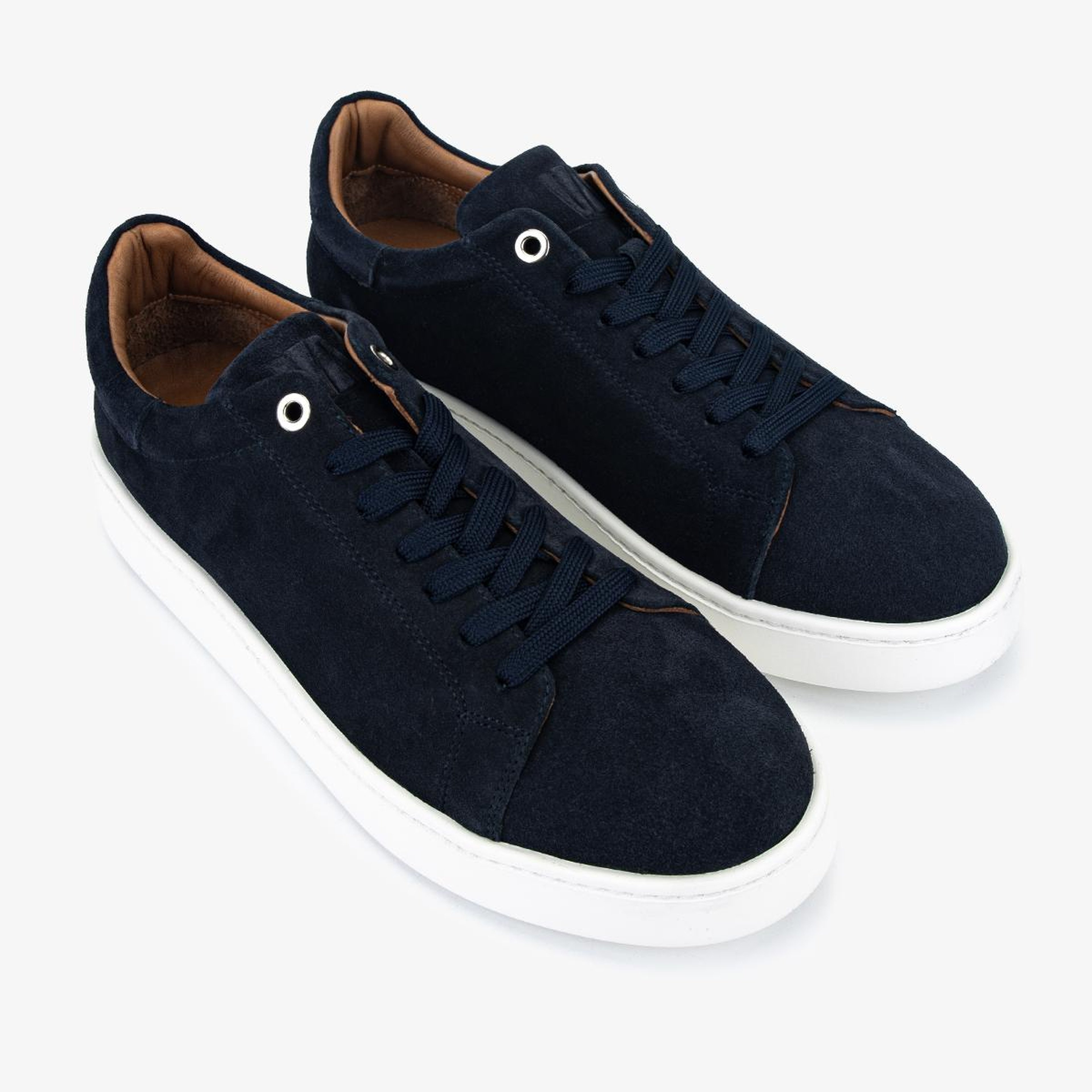 Valmenti Erkek Hakiki Deri Lacivert Süet Sneakers & Spor Ayakkabı