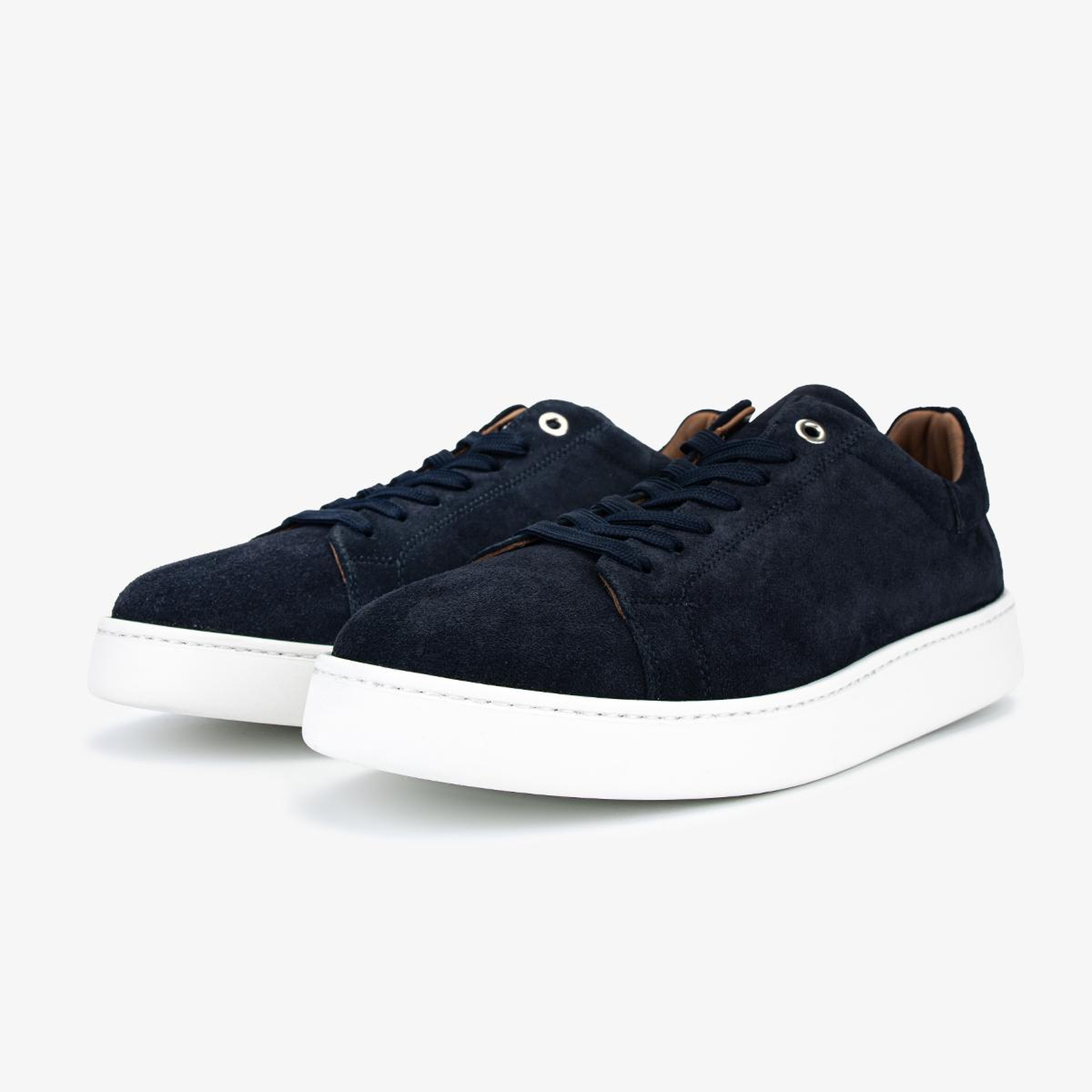 Valmenti Erkek Hakiki Deri Lacivert Süet Sneakers & Spor Ayakkabı