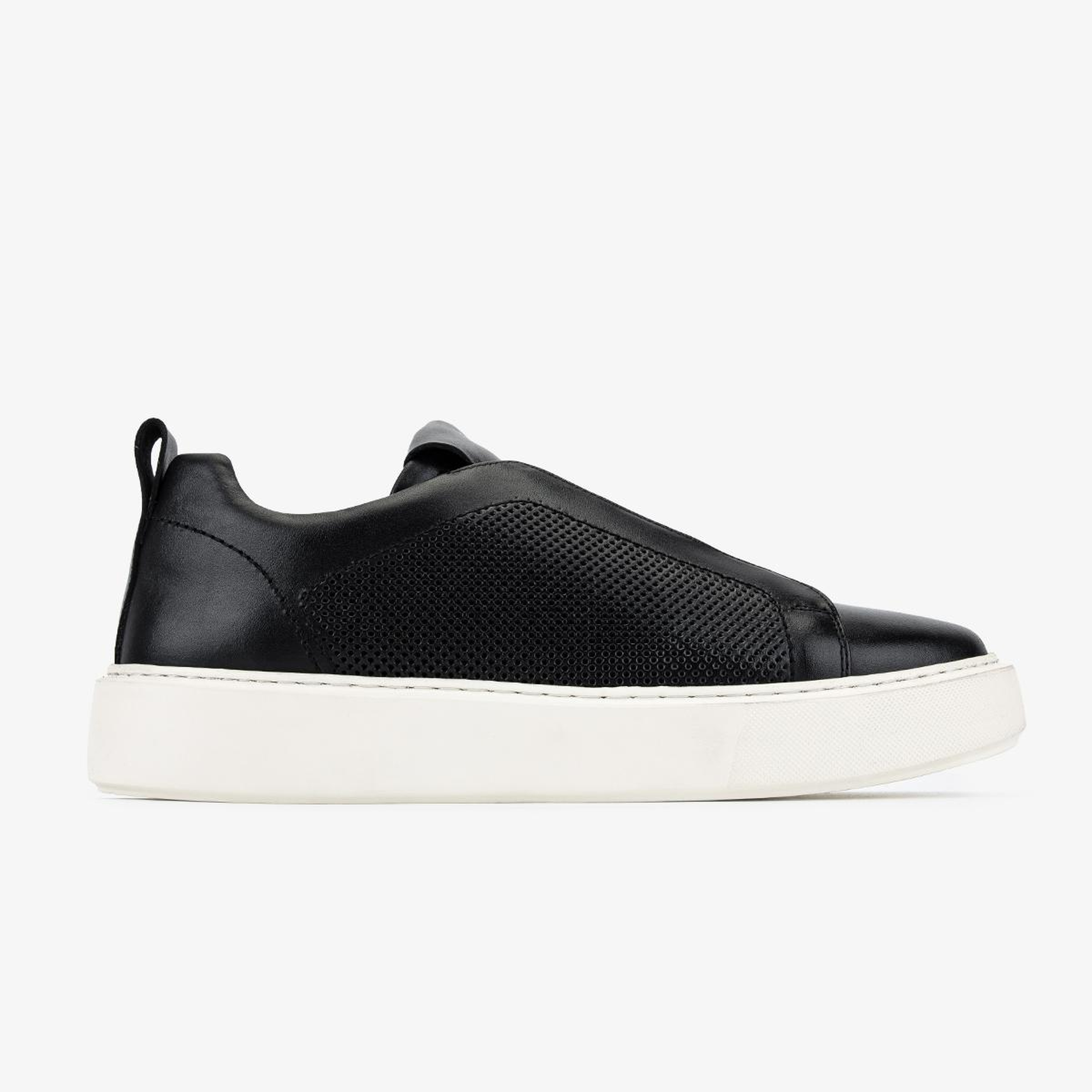 Valmenti Erkek Hakiki Deri Siyah Sneakers & Spor Ayakkabı