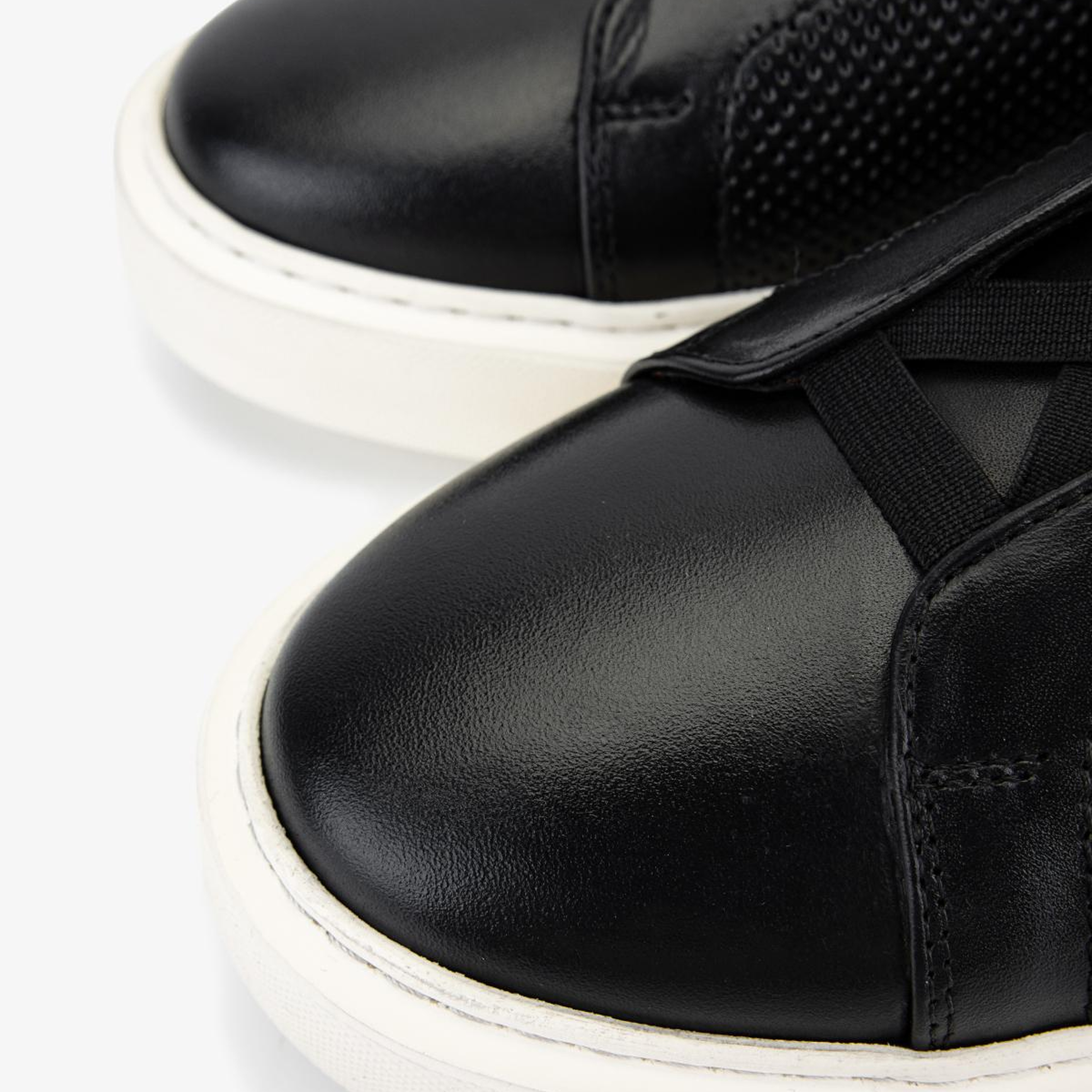 Valmenti Erkek Hakiki Deri Siyah Sneakers & Spor Ayakkabı