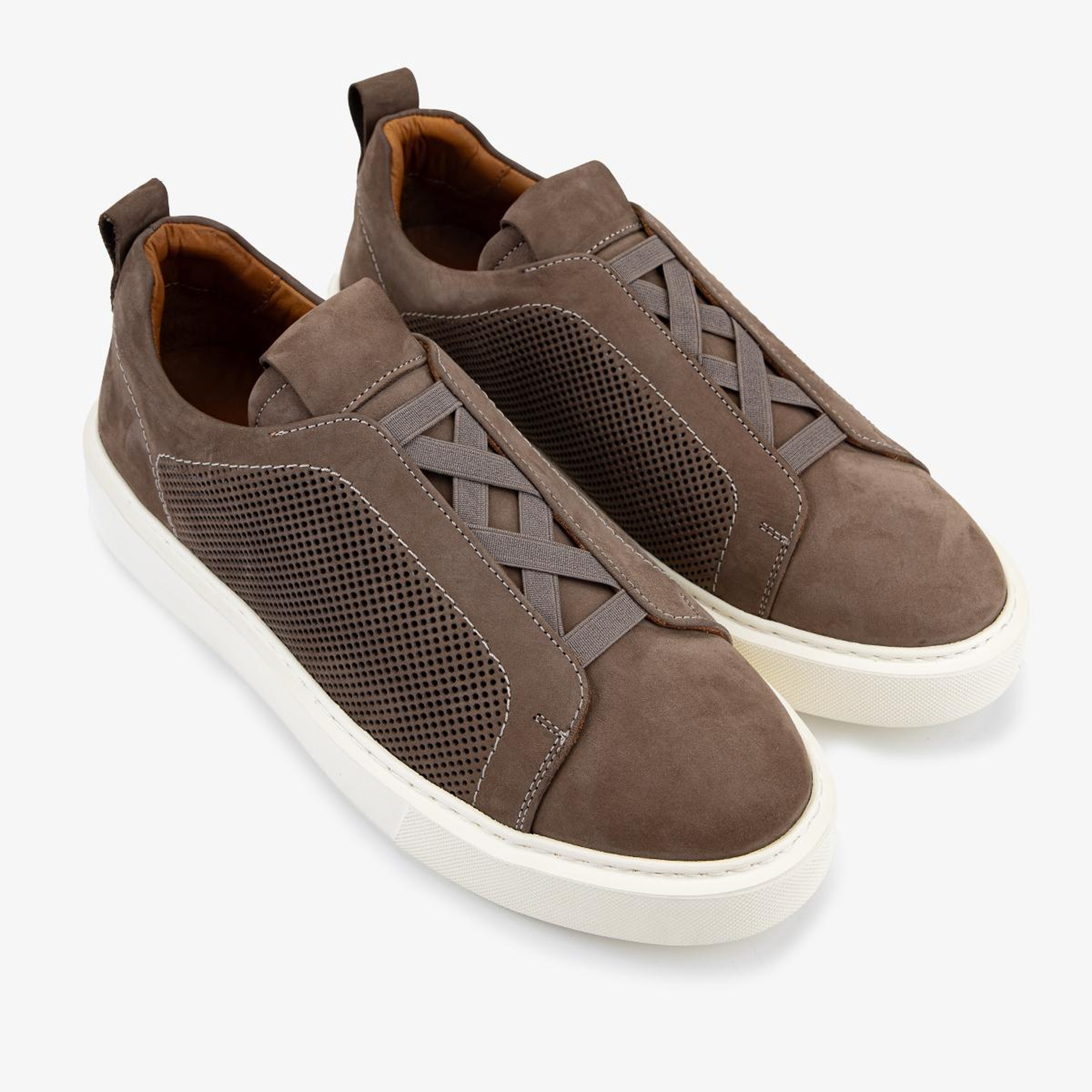 Valmenti Erkek Hakiki Deri Vizon Nubuk Sneakers & Spor Ayakkabı