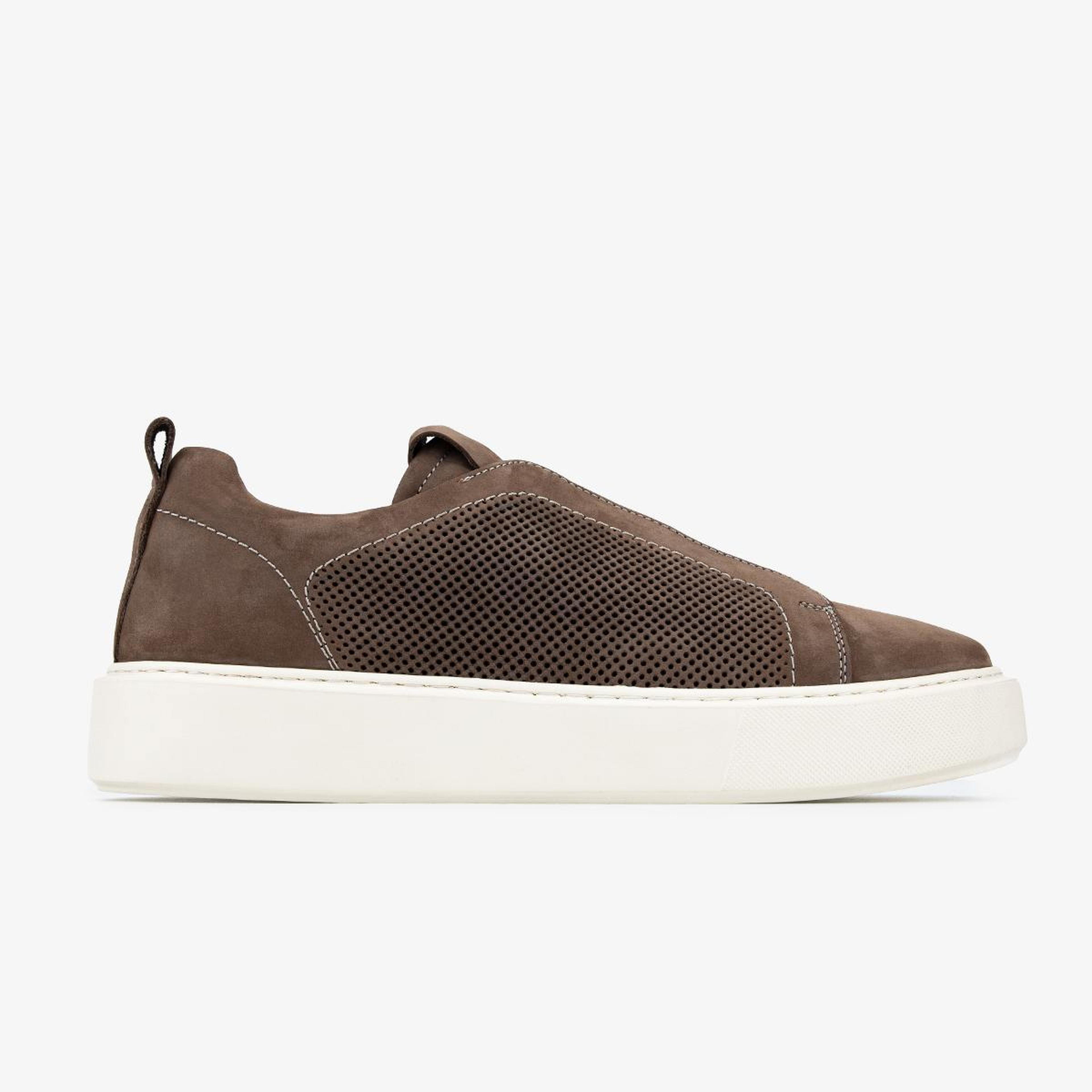 Valmenti Erkek Hakiki Deri Vizon Nubuk Sneakers & Spor Ayakkabı