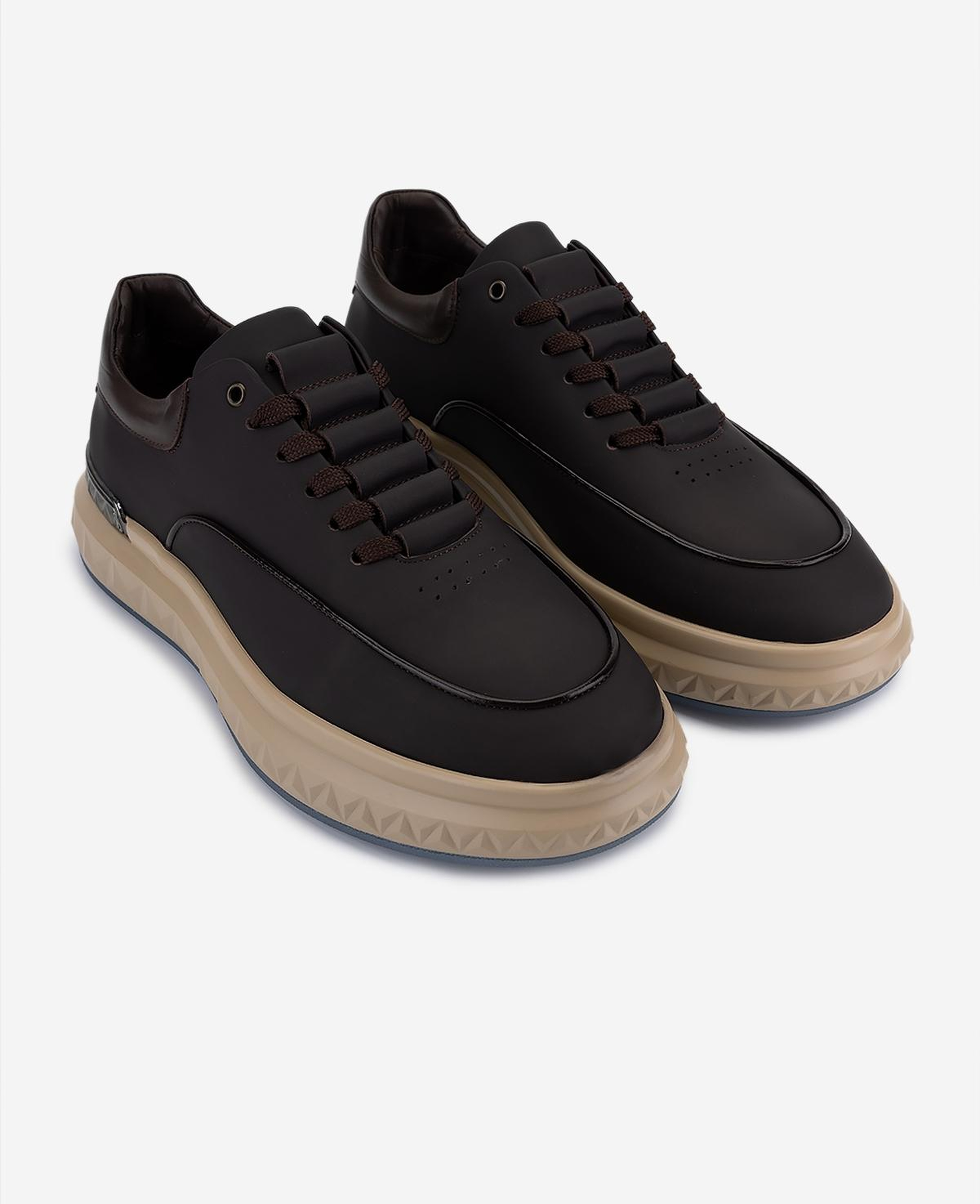 Valmenti Erkek Hakiki Deri Kahverengi Sneakers & Spor Ayakkabı
