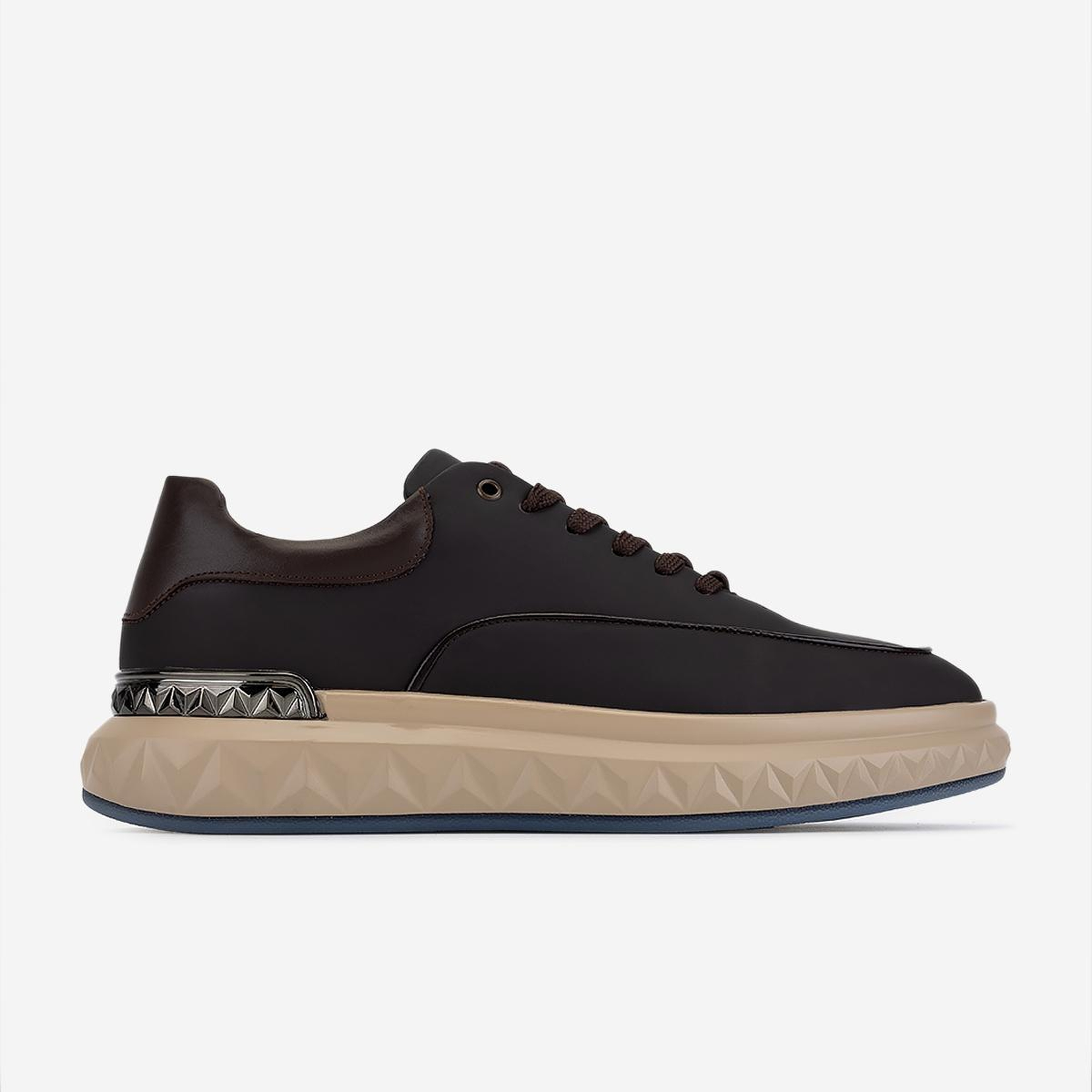Valmenti Erkek Hakiki Deri Kahverengi Sneakers & Spor Ayakkabı