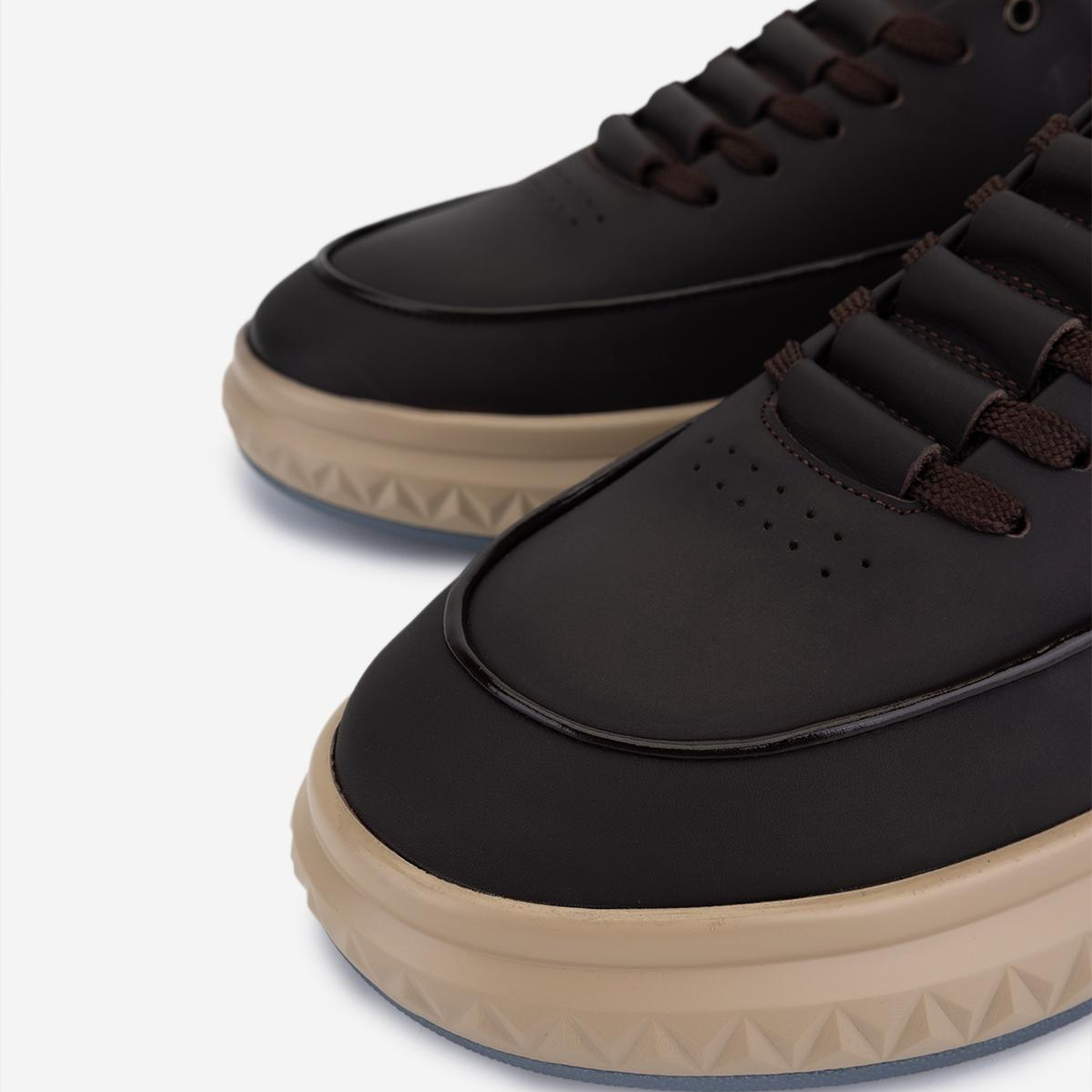 Valmenti Erkek Hakiki Deri Kahverengi Sneakers & Spor Ayakkabı
