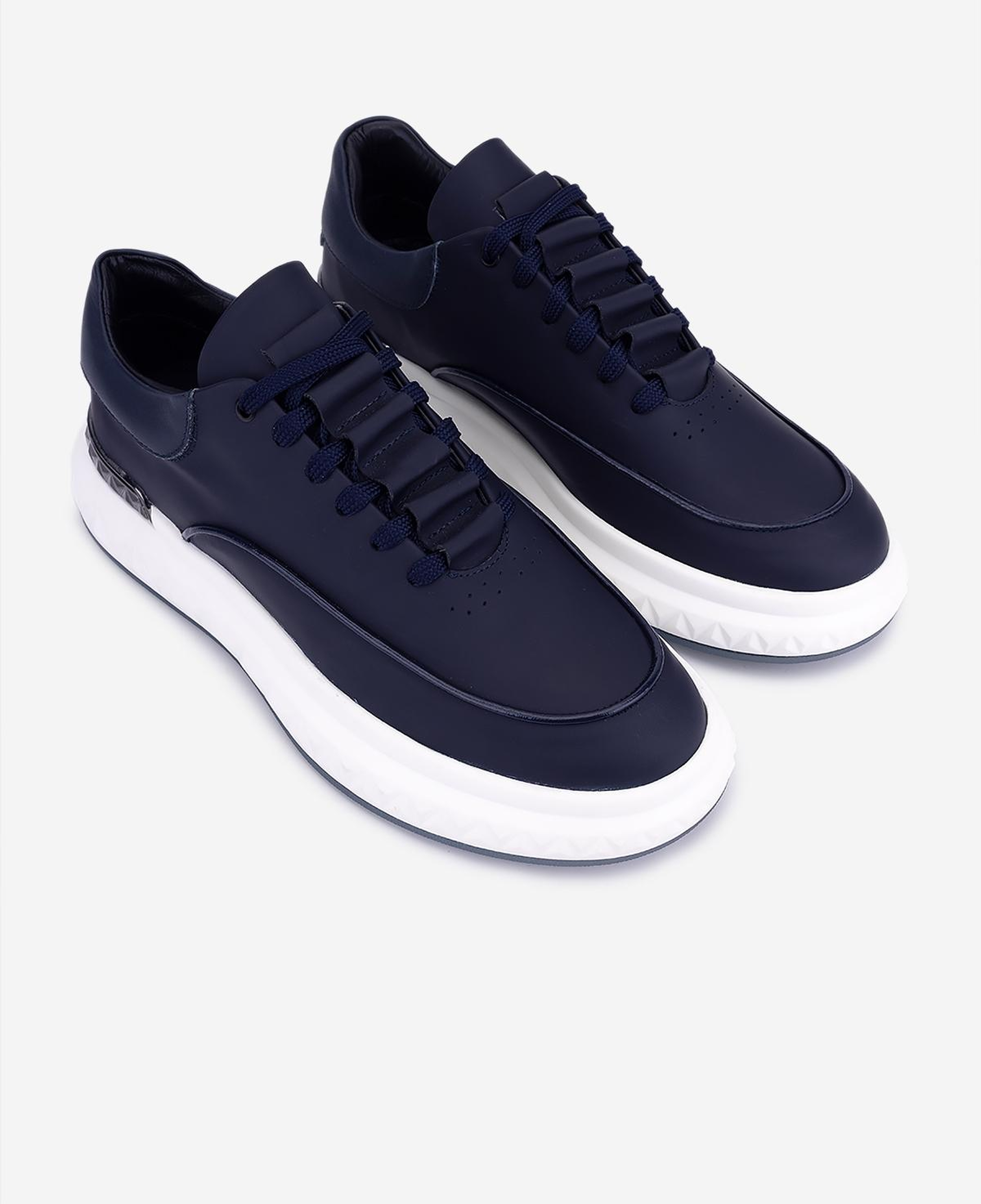 Valmenti Erkek Hakiki Deri Lacivert Sneakers & Spor Ayakkabı