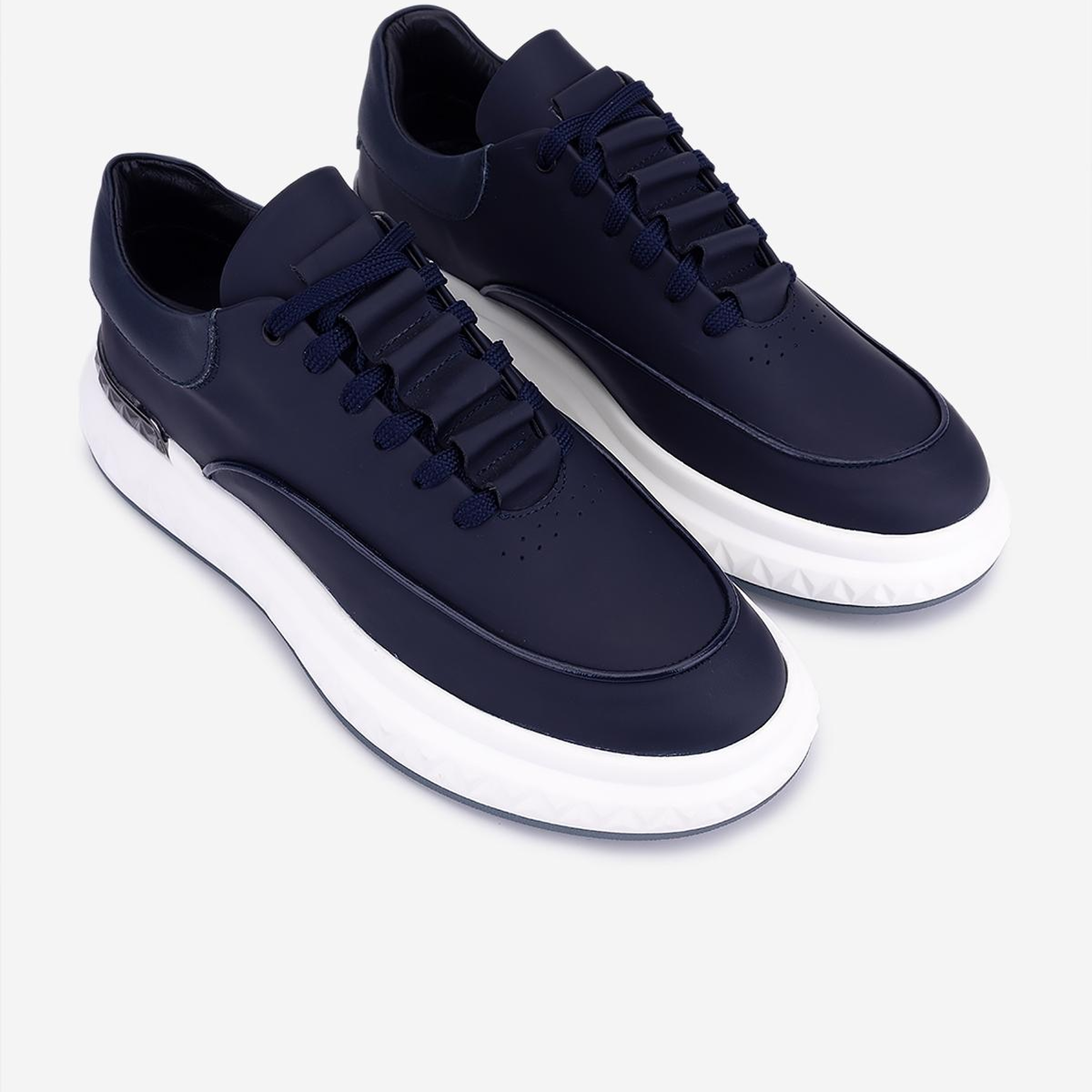 Valmenti Erkek Hakiki Deri Lacivert Sneakers & Spor Ayakkabı