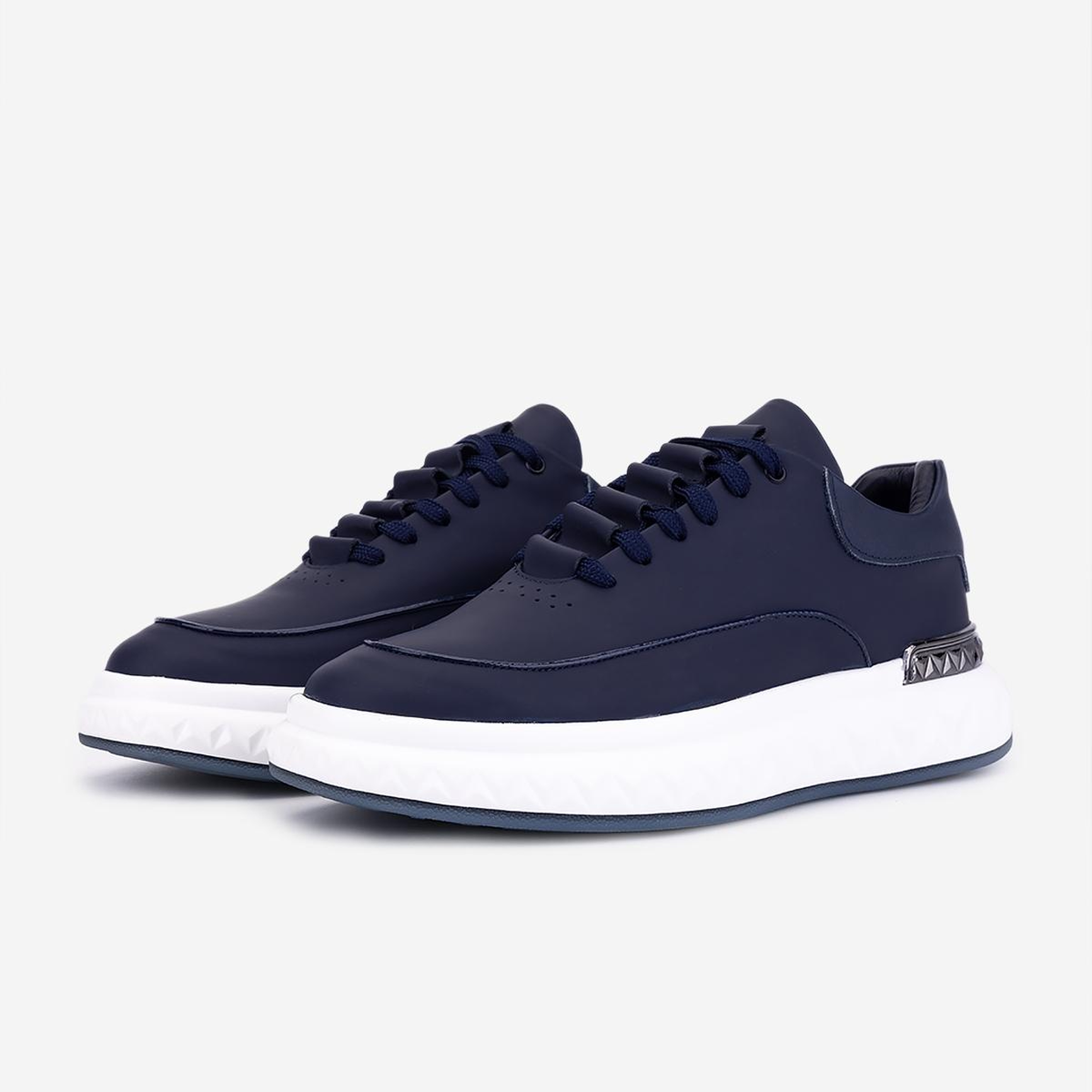 Valmenti Erkek Hakiki Deri Lacivert Sneakers & Spor Ayakkabı