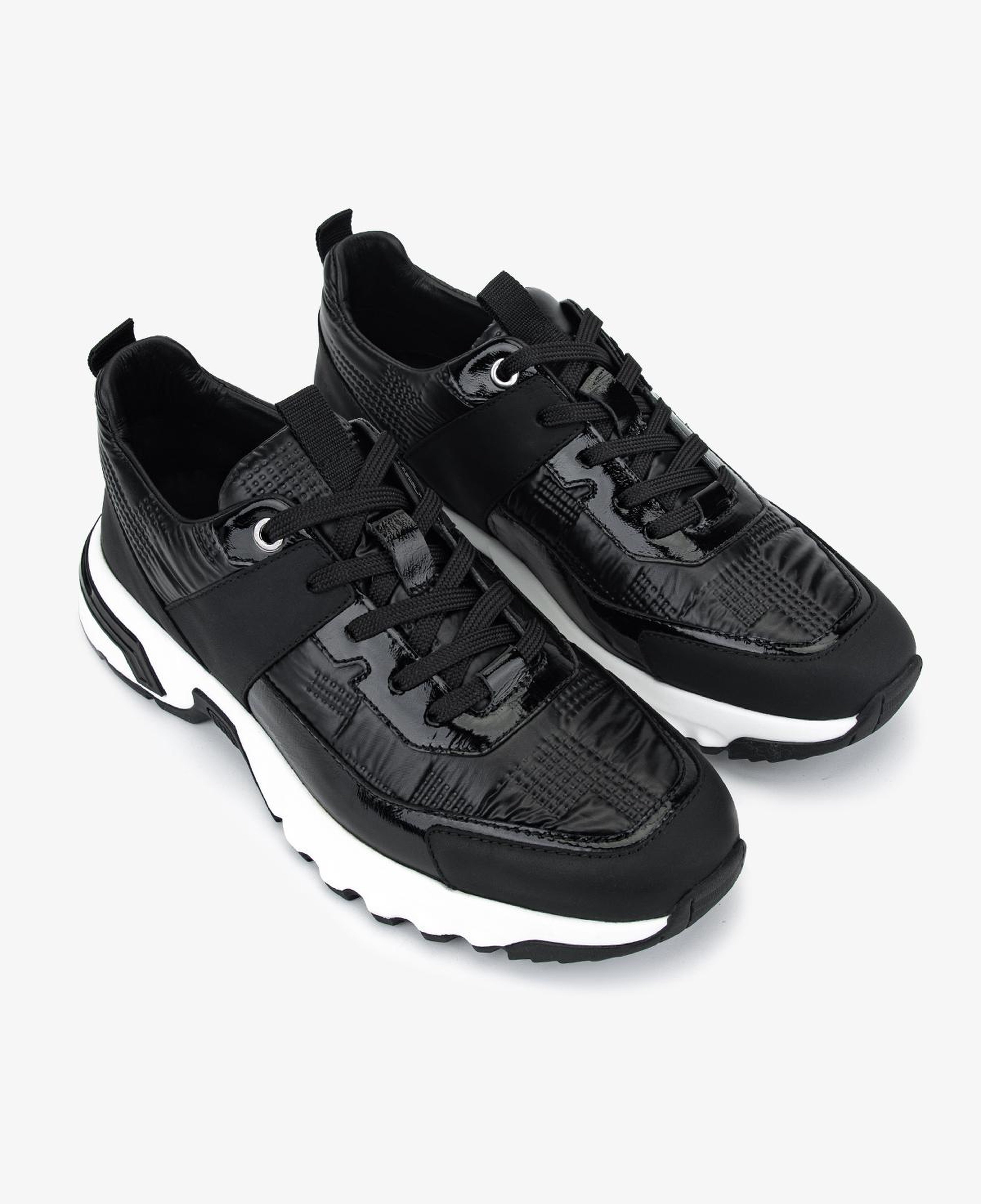 Valmenti Erkek Hakiki Deri Siyah Sneakers & Spor Ayakkabı