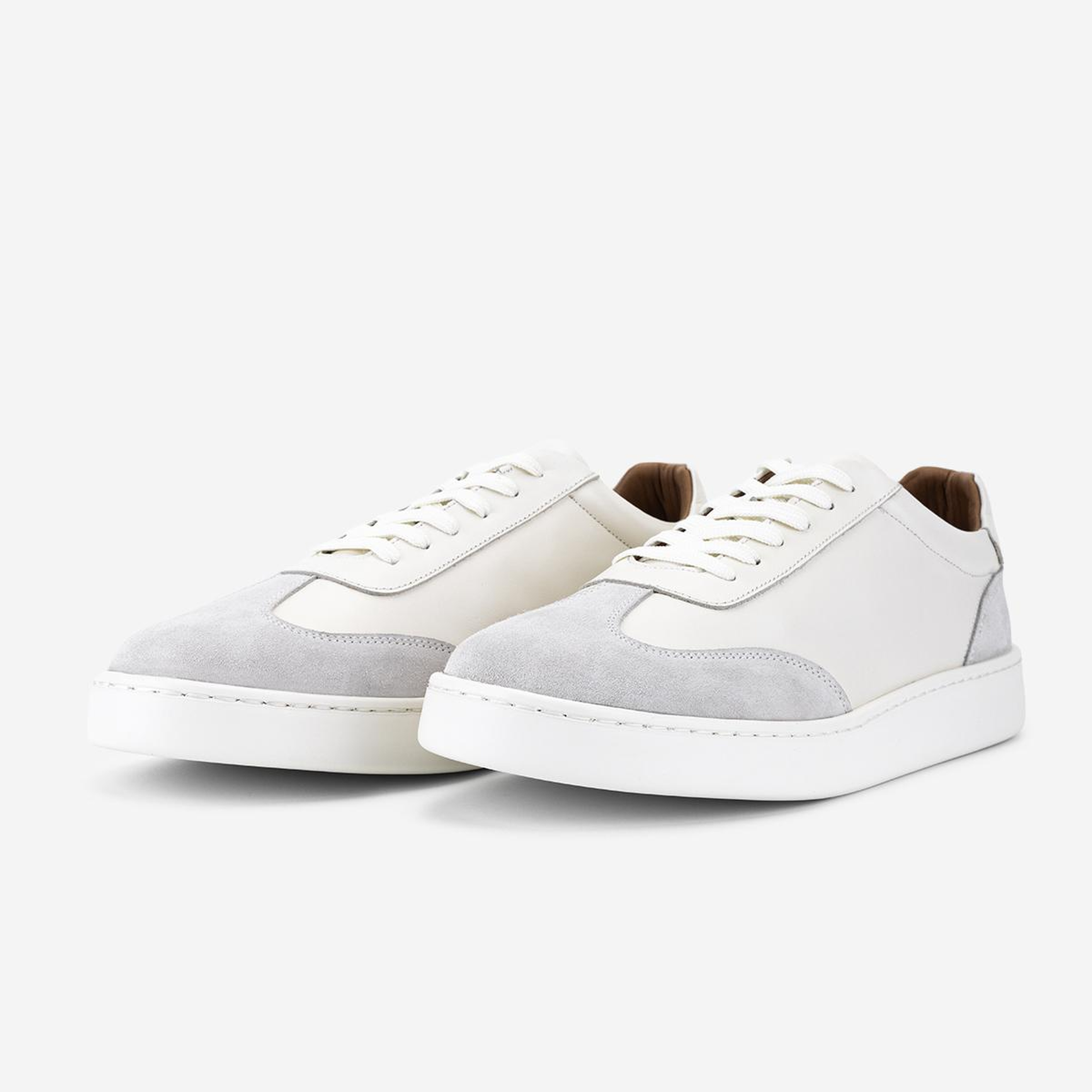 Valmenti Erkek Hakiki Deri Kırık Beyaz Sneakers & Spor Ayakkabı