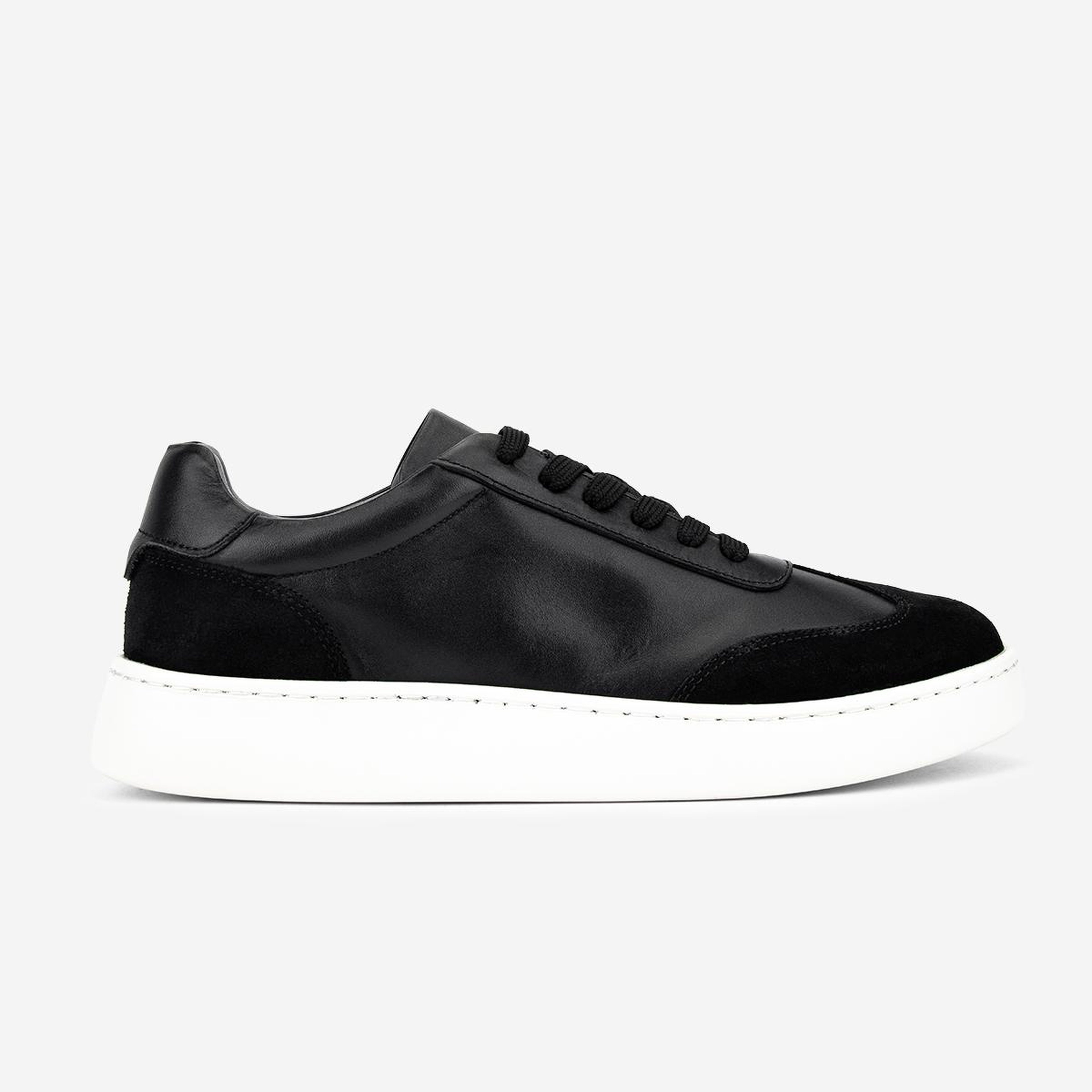 Valmenti Erkek Hakiki Deri Siyah Sneakers & Spor Ayakkabı