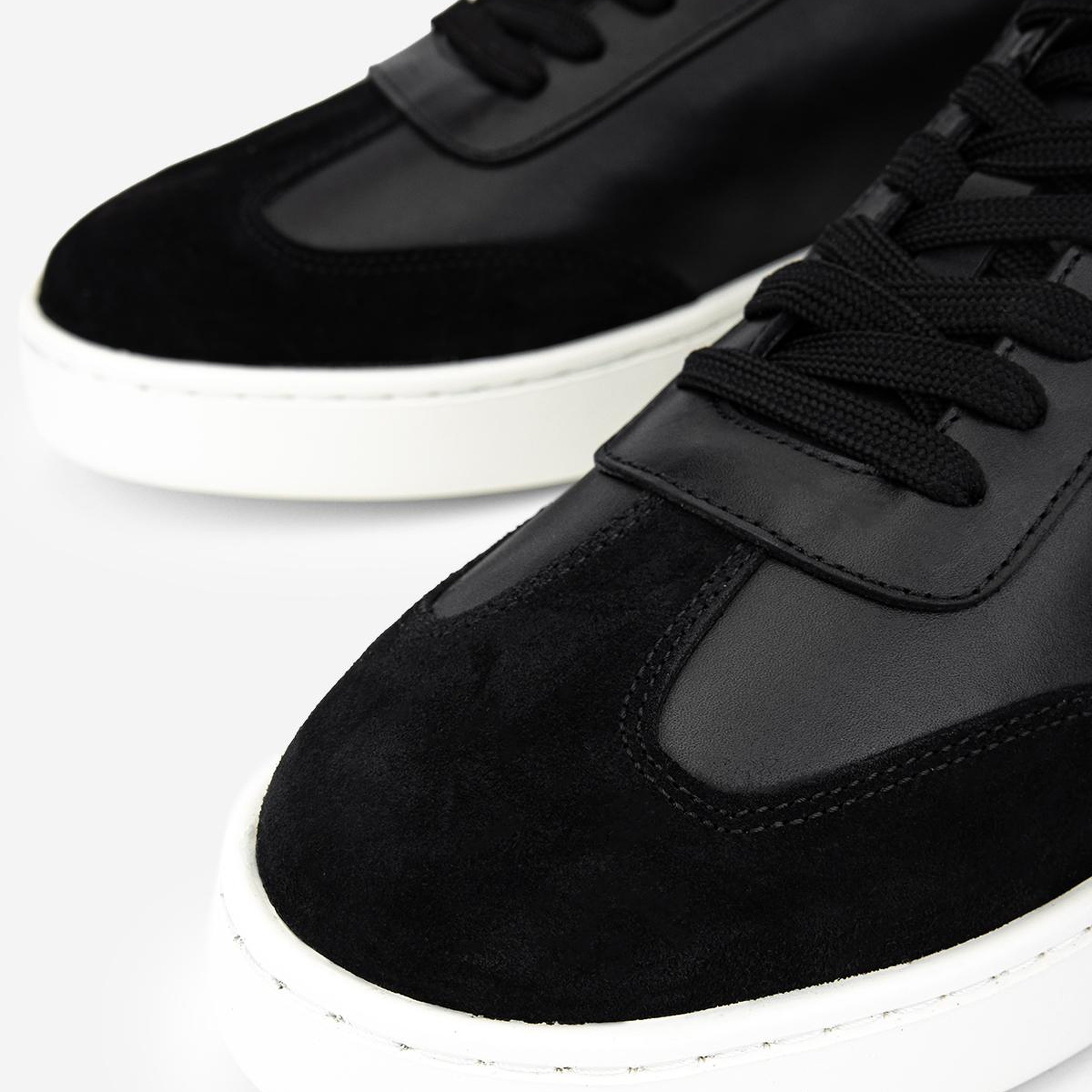 Valmenti Erkek Hakiki Deri Siyah Sneakers & Spor Ayakkabı