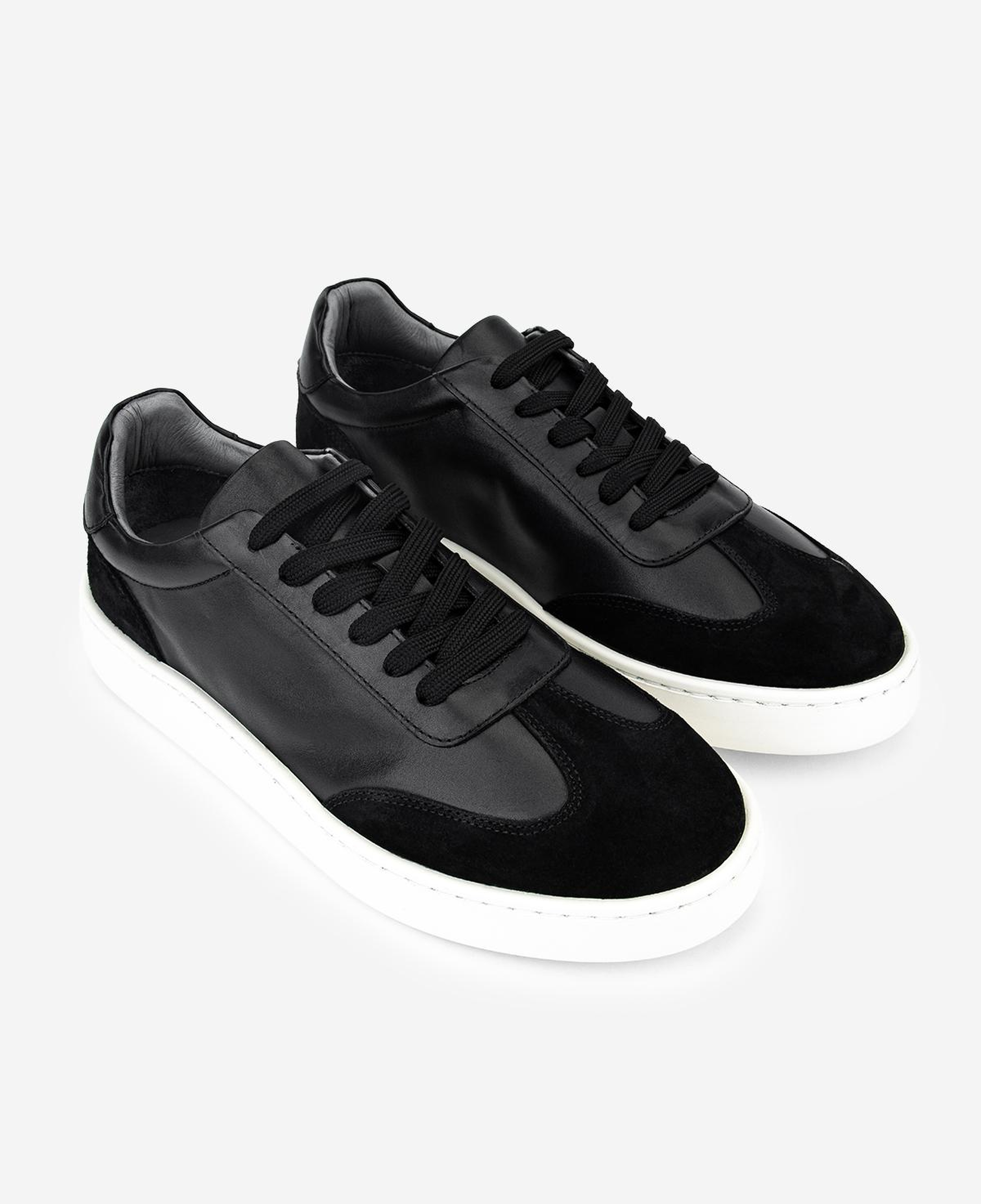 Valmenti Erkek Hakiki Deri Siyah Sneakers & Spor Ayakkabı