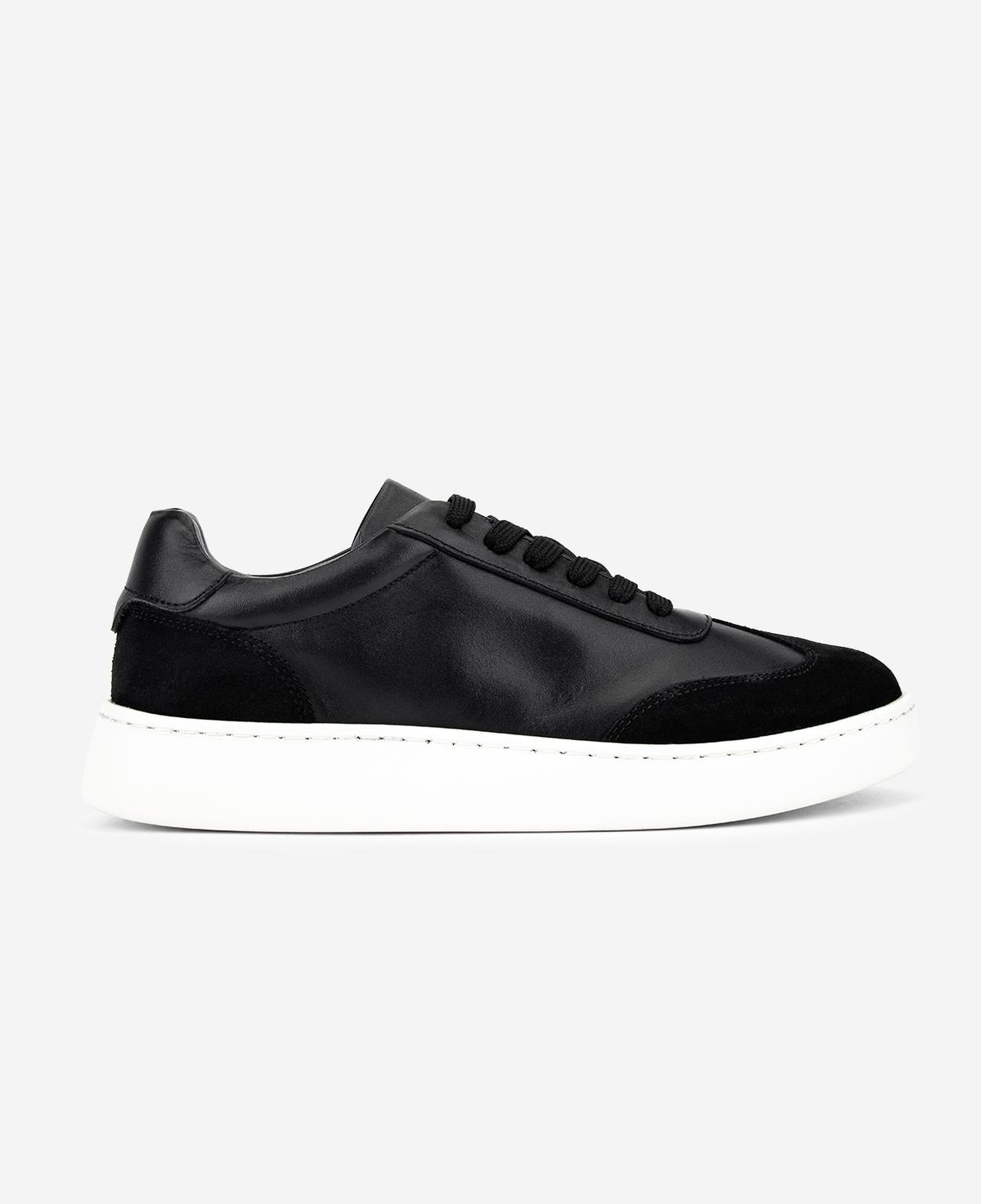 Valmenti Erkek Hakiki Deri Siyah Sneakers & Spor Ayakkabı