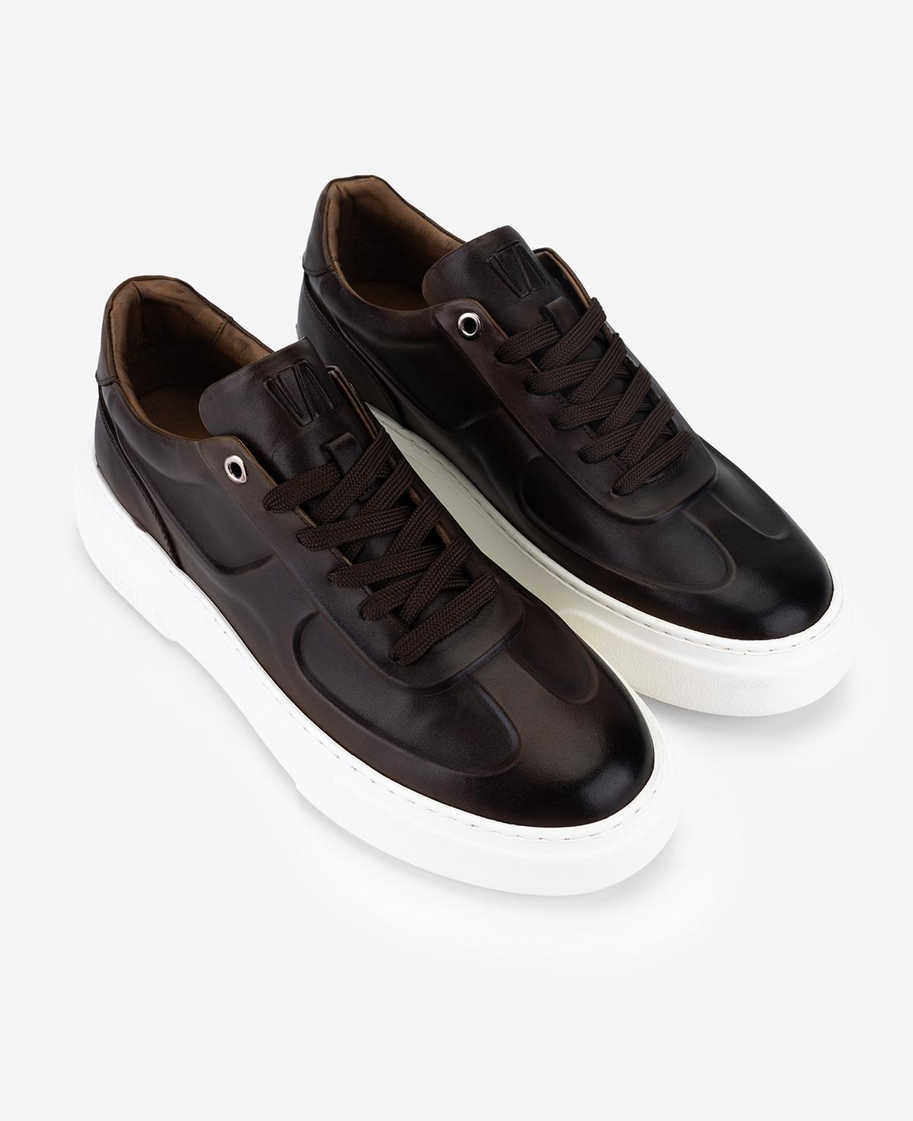 Valmenti Erkek Hakiki Deri Ceviz Sneakers & Spor Ayakkabı